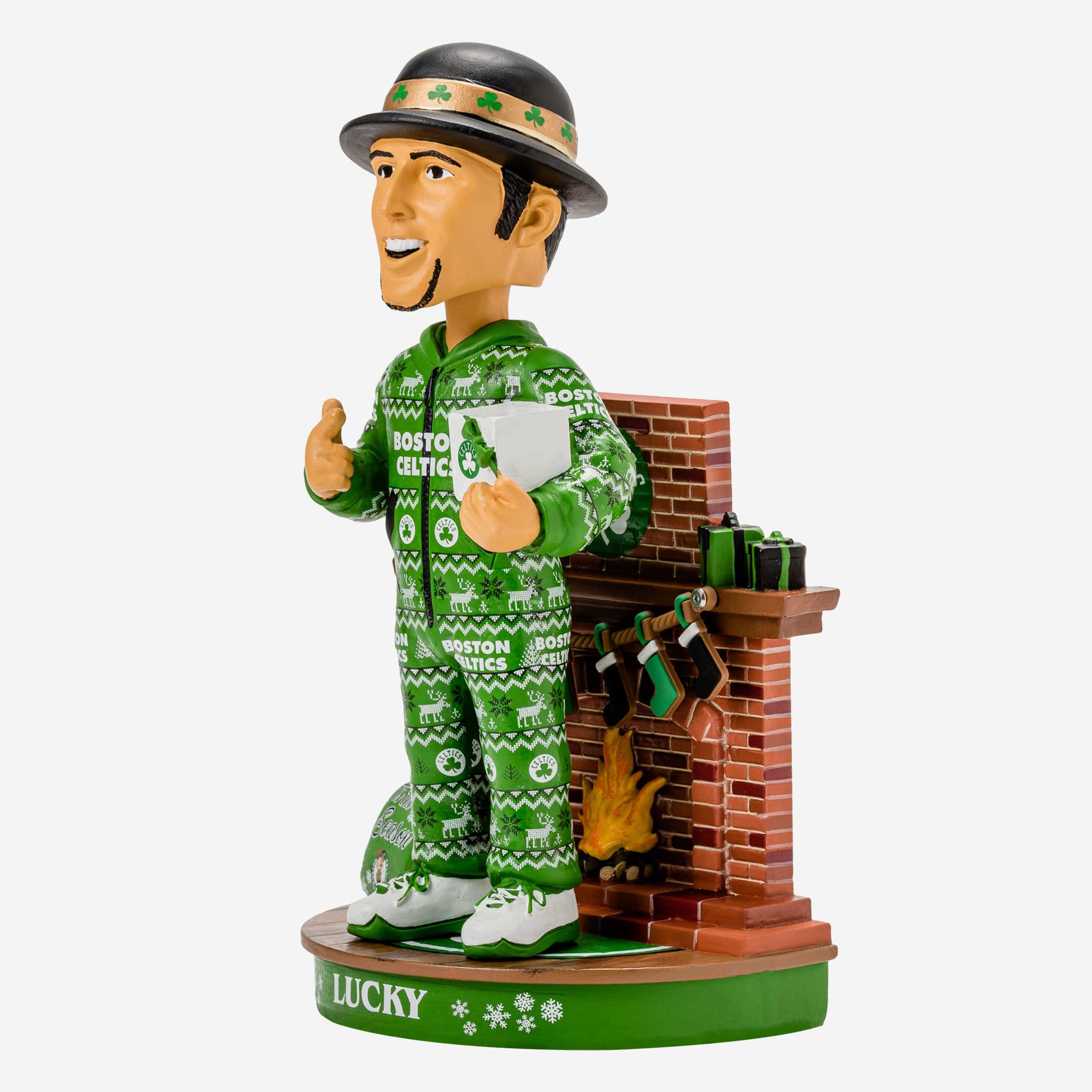 Lucky The Leprechaun Boston Celtics Holiday Mascot Bobblehead - Image 4