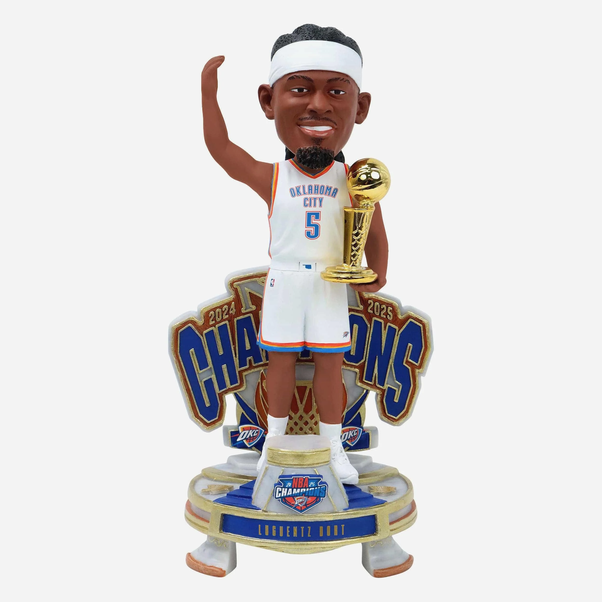 Luguentz Dort Oklahoma City Thunder 2025 NBA Champions Celebration Bobblehead