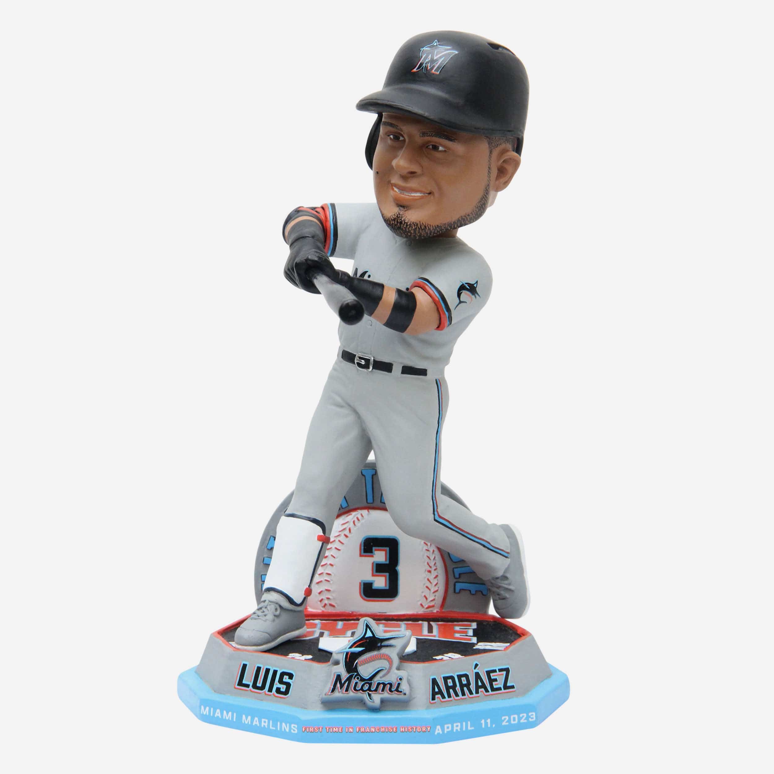 Luis Arraez Miami Marlins Cycle Bobblehead