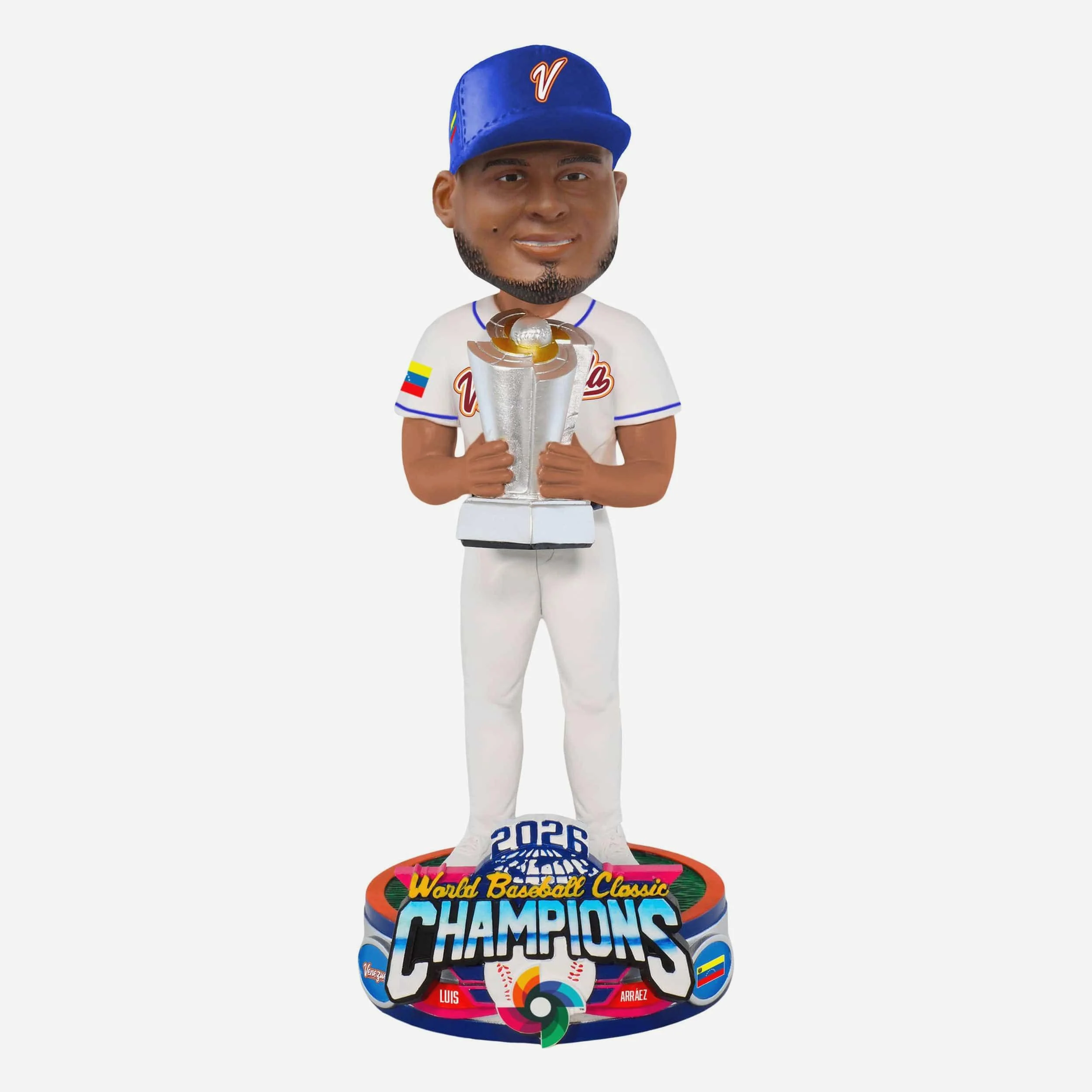 Luis Arraez Venezuela 2026 World Baseball Classic Champions Bobblehead