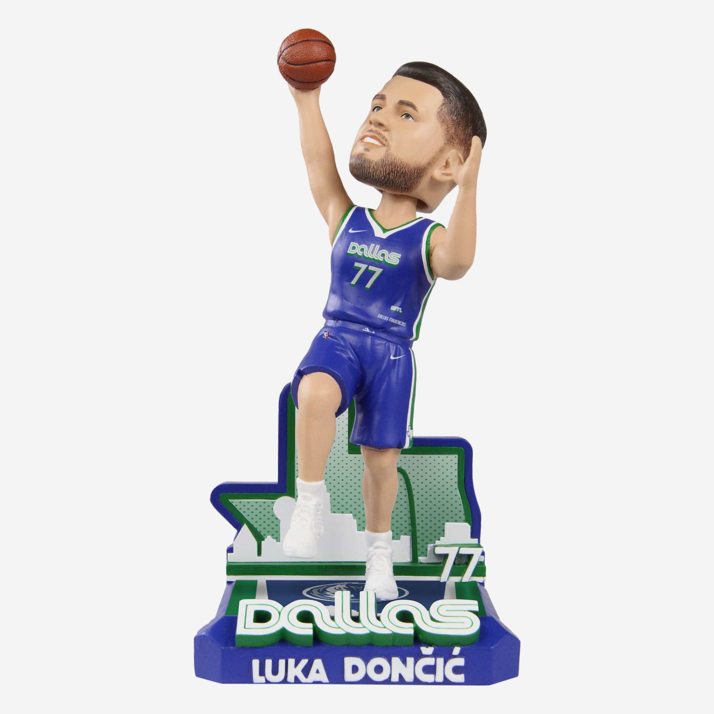 Luka Doncic Dallas Mavericks 2023 City Jersey Bobblehead