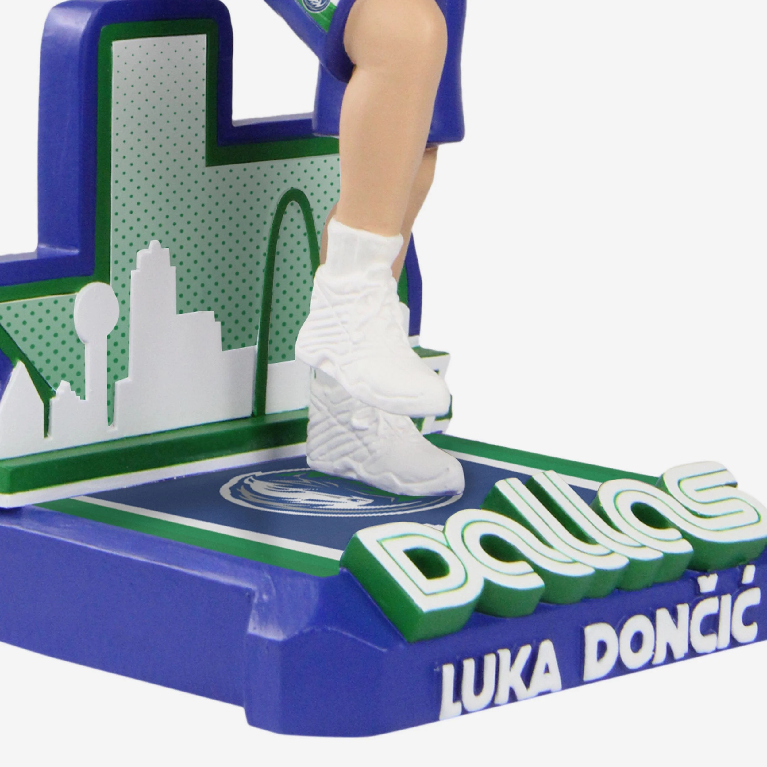 Luka Doncic Dallas Mavericks 2023 City Jersey Bobblehead - Image 3