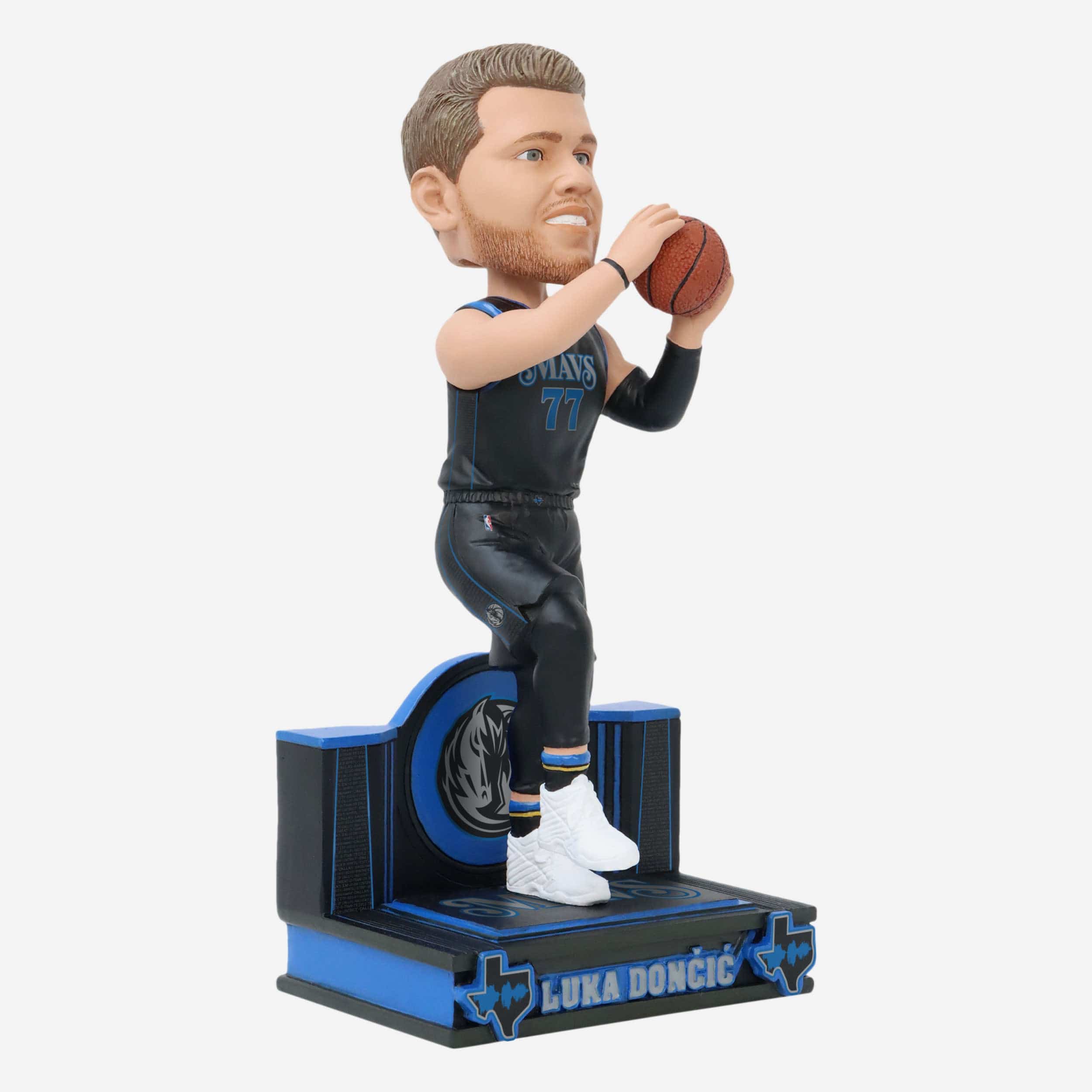 Luka Doncic Dallas Mavericks 2024 City Jersey Bobblehead - Image 4