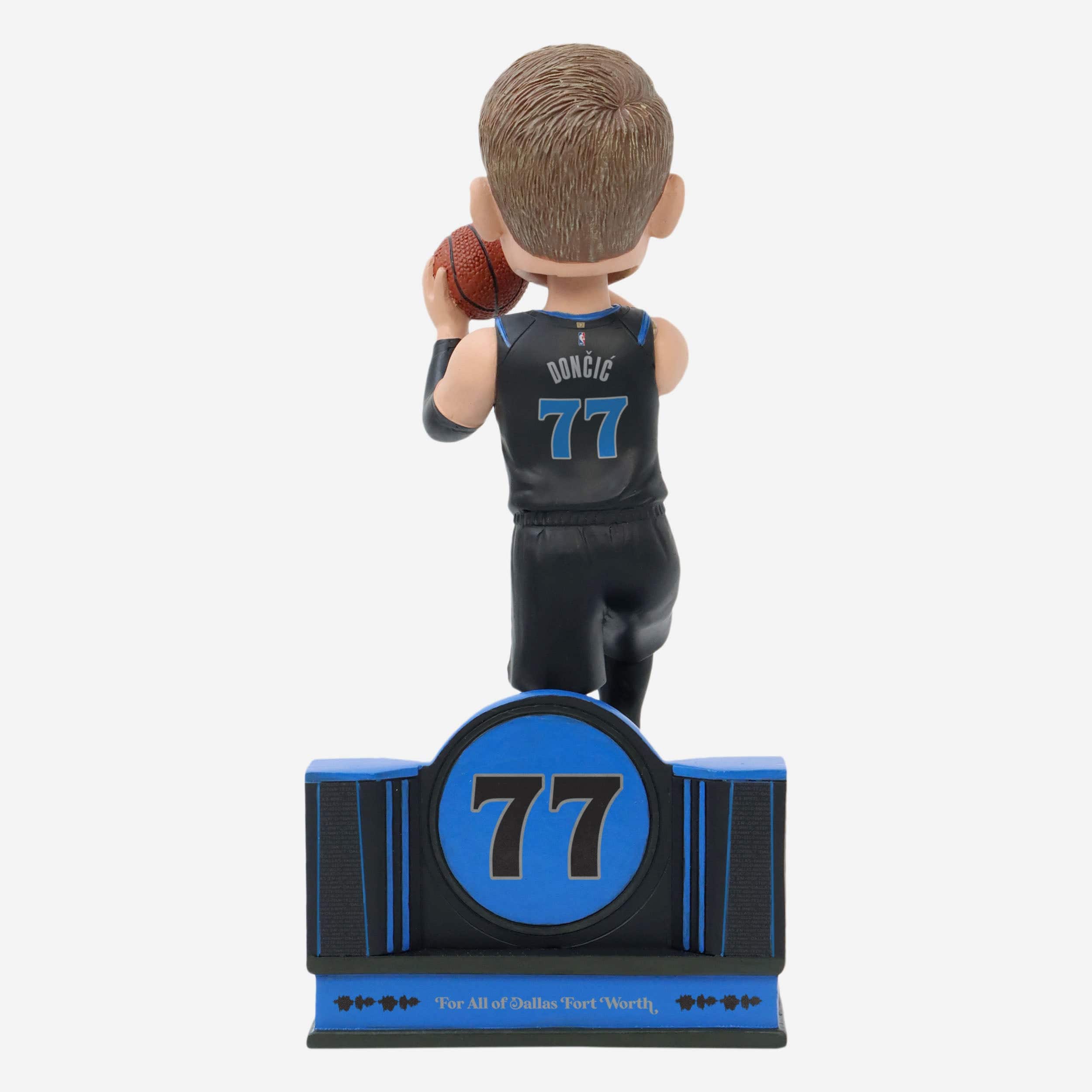 Luka Doncic Dallas Mavericks 2024 City Jersey Bobblehead - Image 5