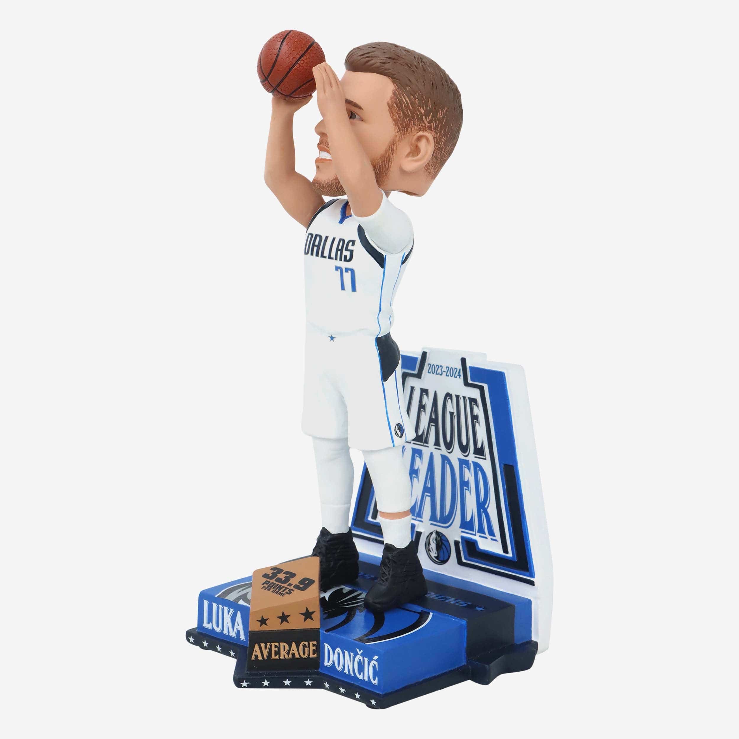 Luka Doncic Dallas Mavericks 2024 Points Per Game Leader Bobblehead - Image 4