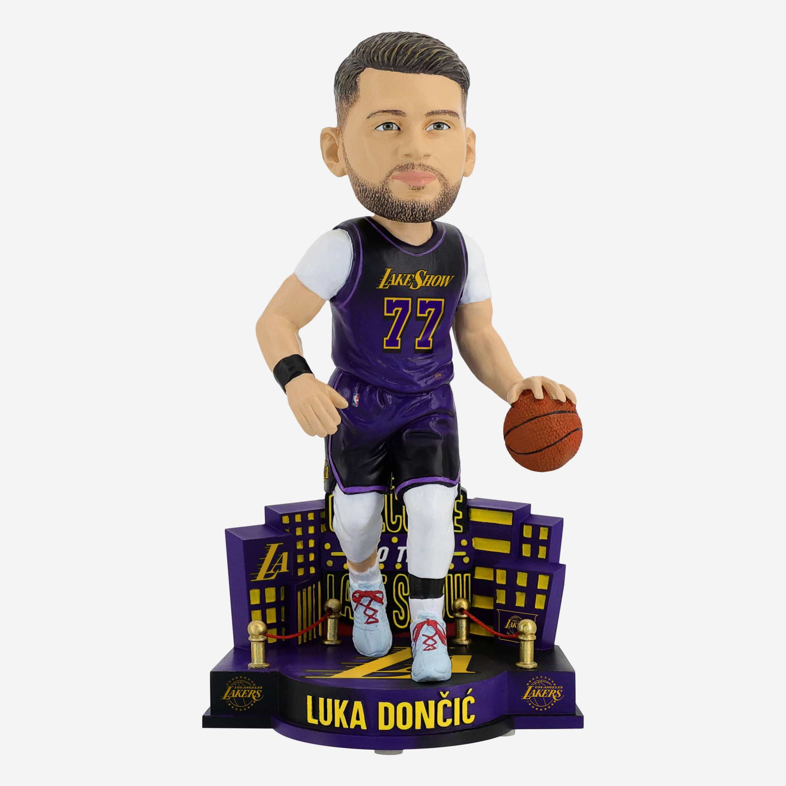 Luka Doncic Los Angeles Lakers 2025 City Jersey Bobblehead