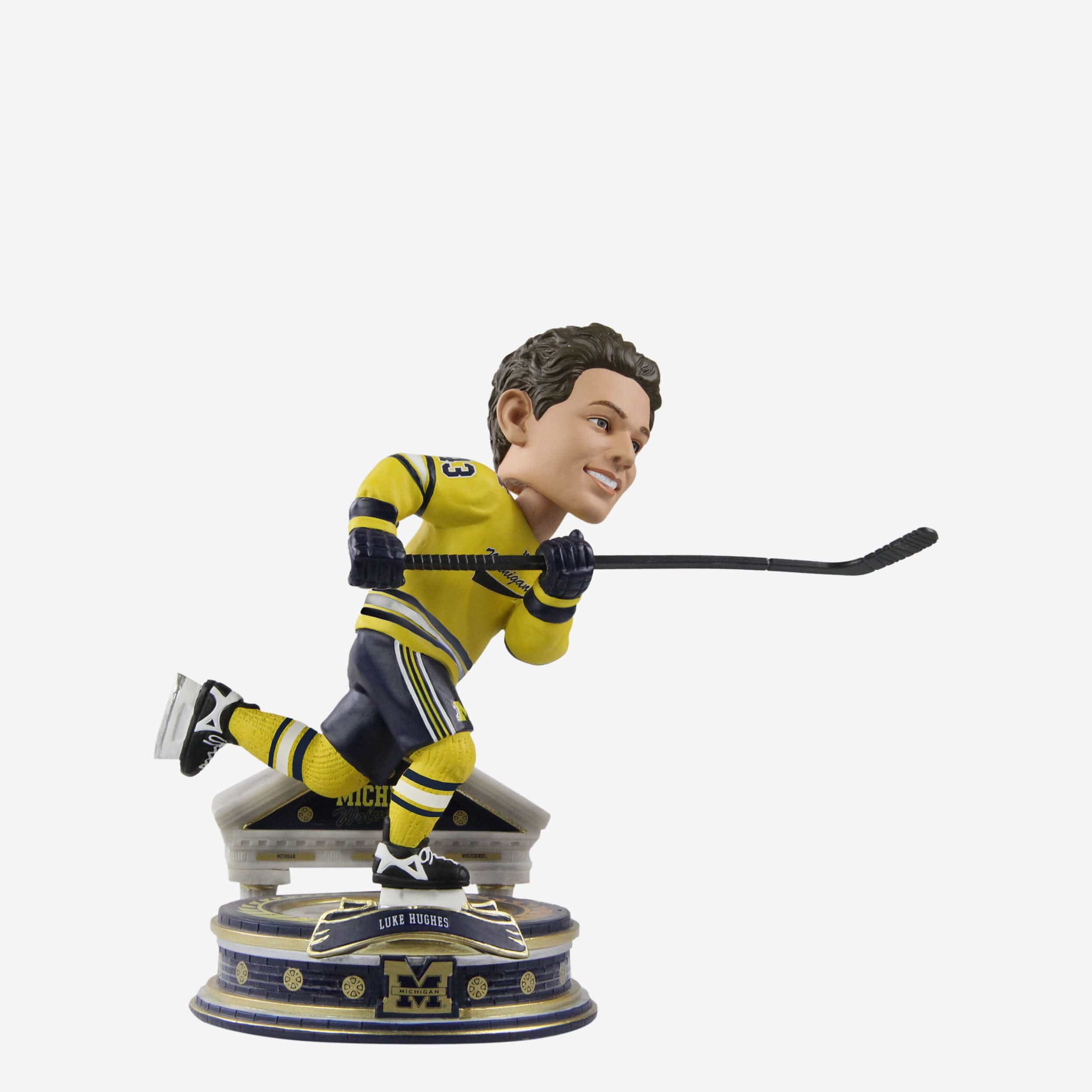 Luke Hughes Michigan Wolverines Hockey Student Athlete Bobblehead