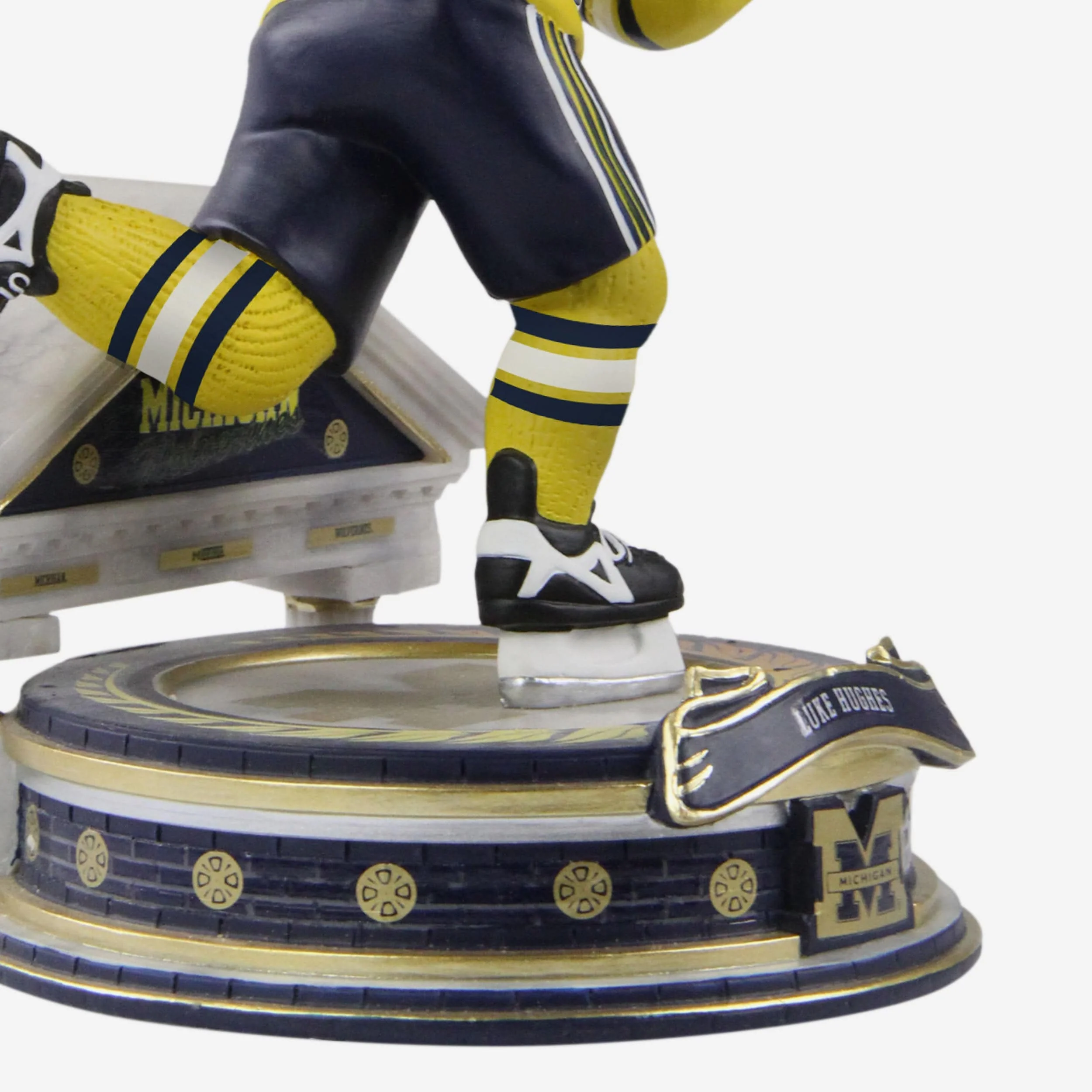 Luke Hughes Michigan Wolverines Hockey Student Athlete Bobblehead - Image 3