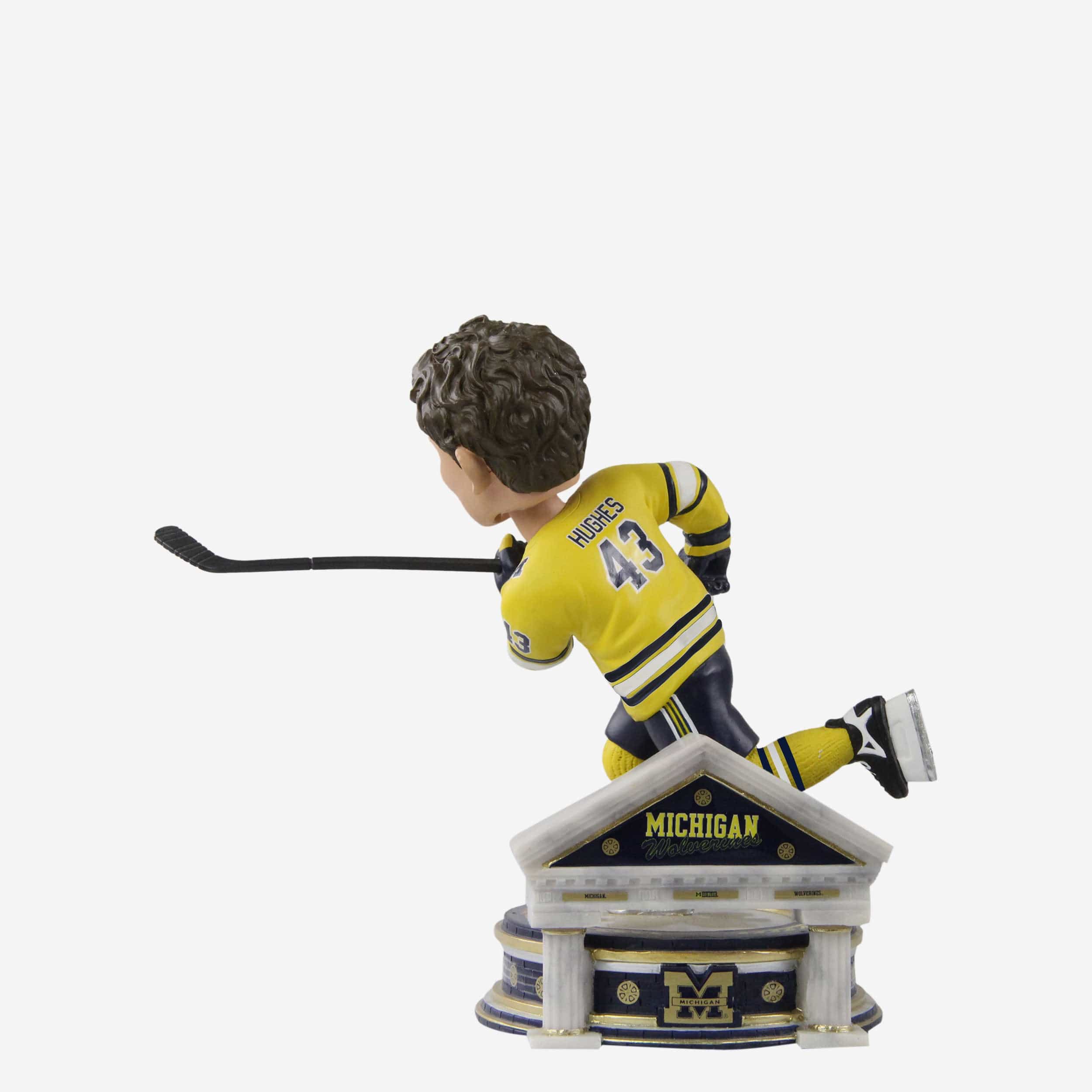 Luke Hughes Michigan Wolverines Hockey Student Athlete Bobblehead - Image 5