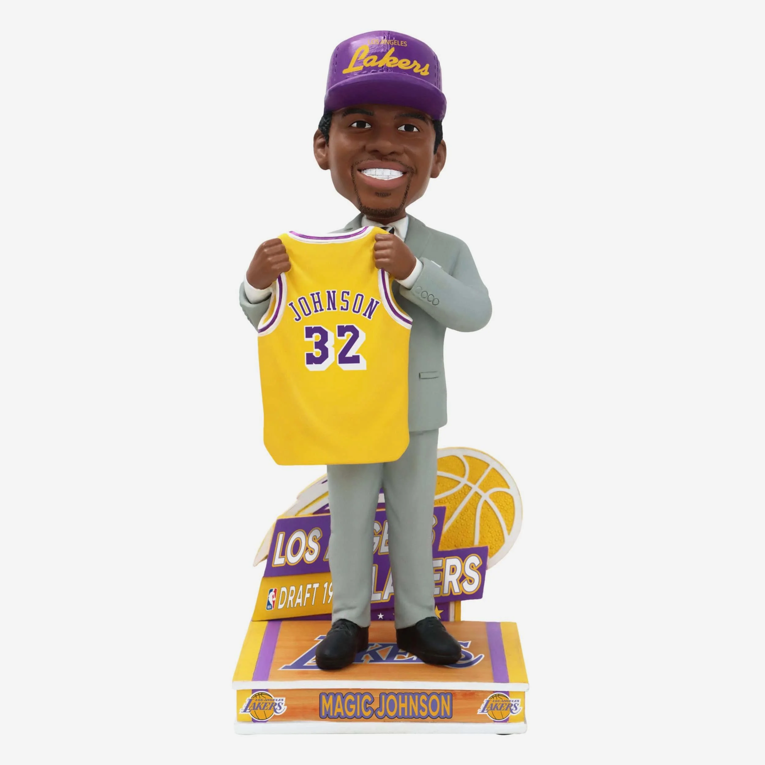 Magic Johnson Los Angeles Lakers 1979 Draft Pick Bobblehead