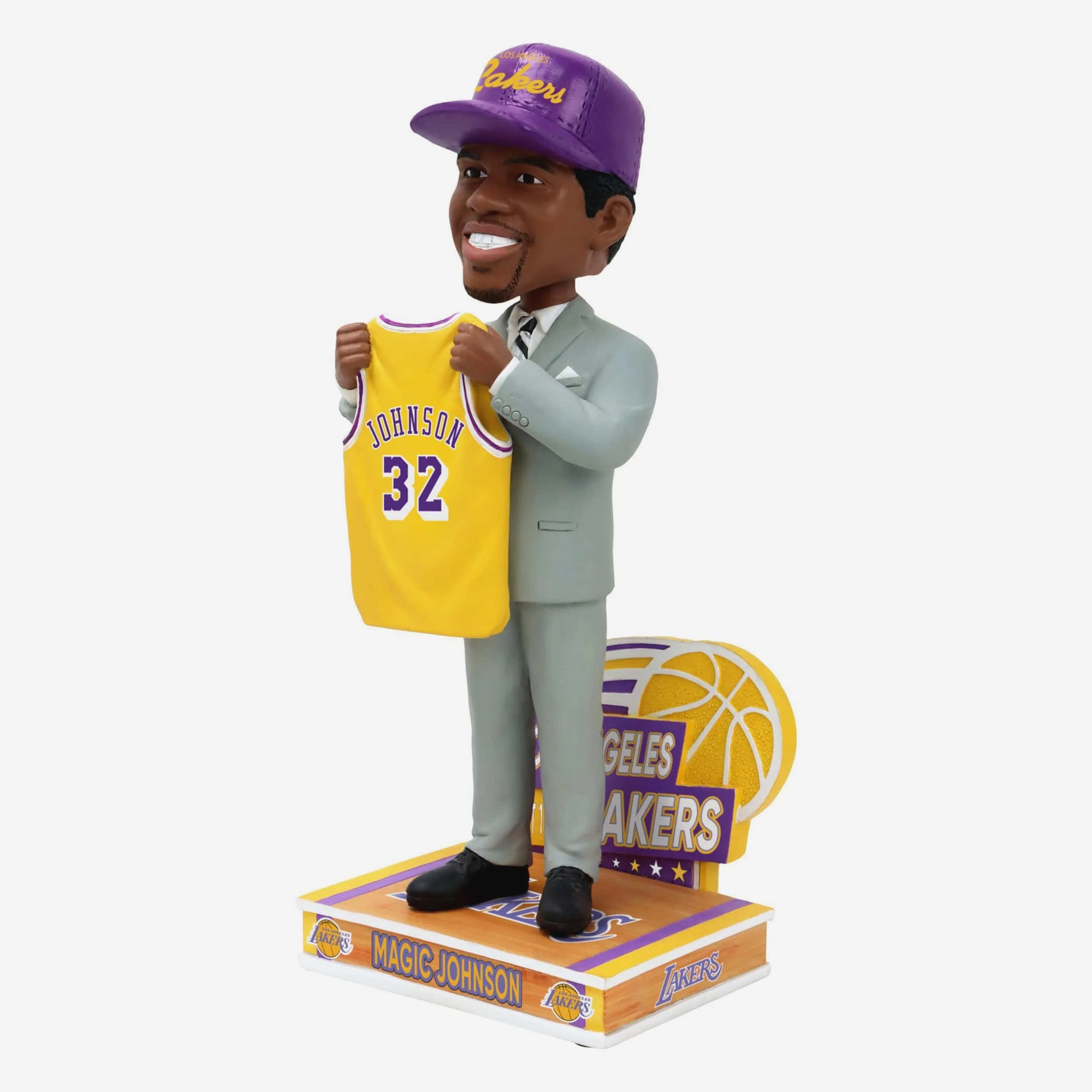 Magic Johnson Los Angeles Lakers 1979 Draft Pick Bobblehead - Image 4