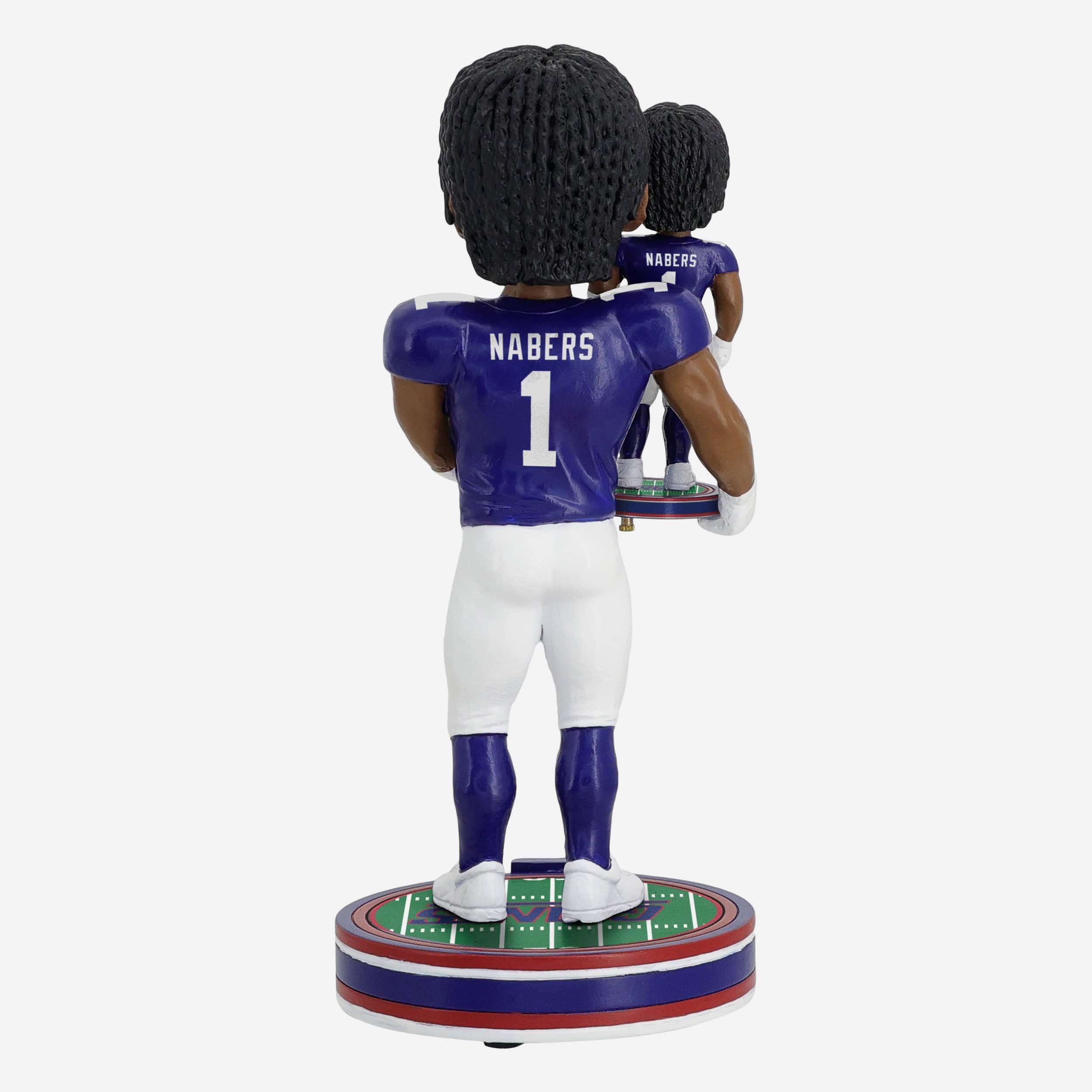 Malik Nabers New York Giants Bobble Dubblz Boblehead - Image 5