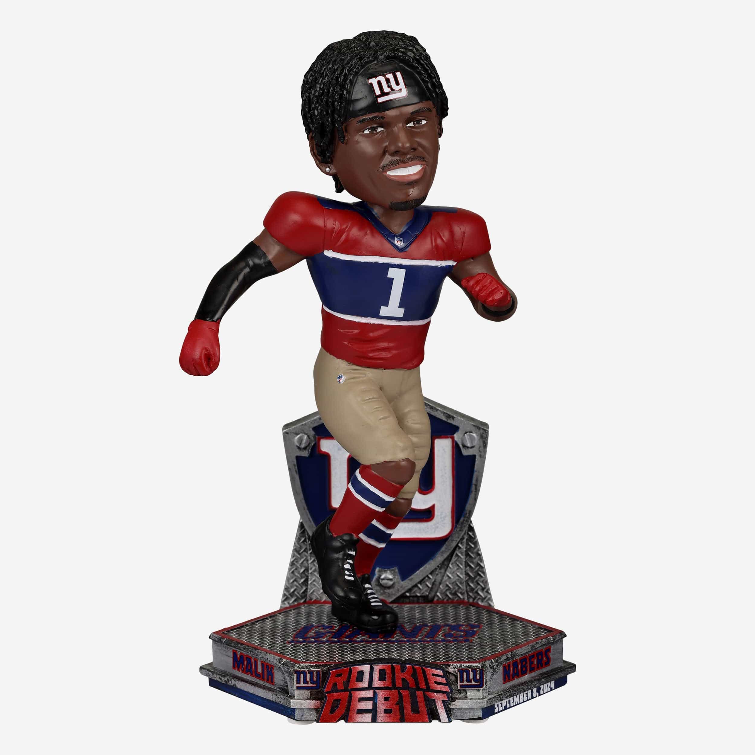 Malik Nabers New York Giants Debut Bobblehead