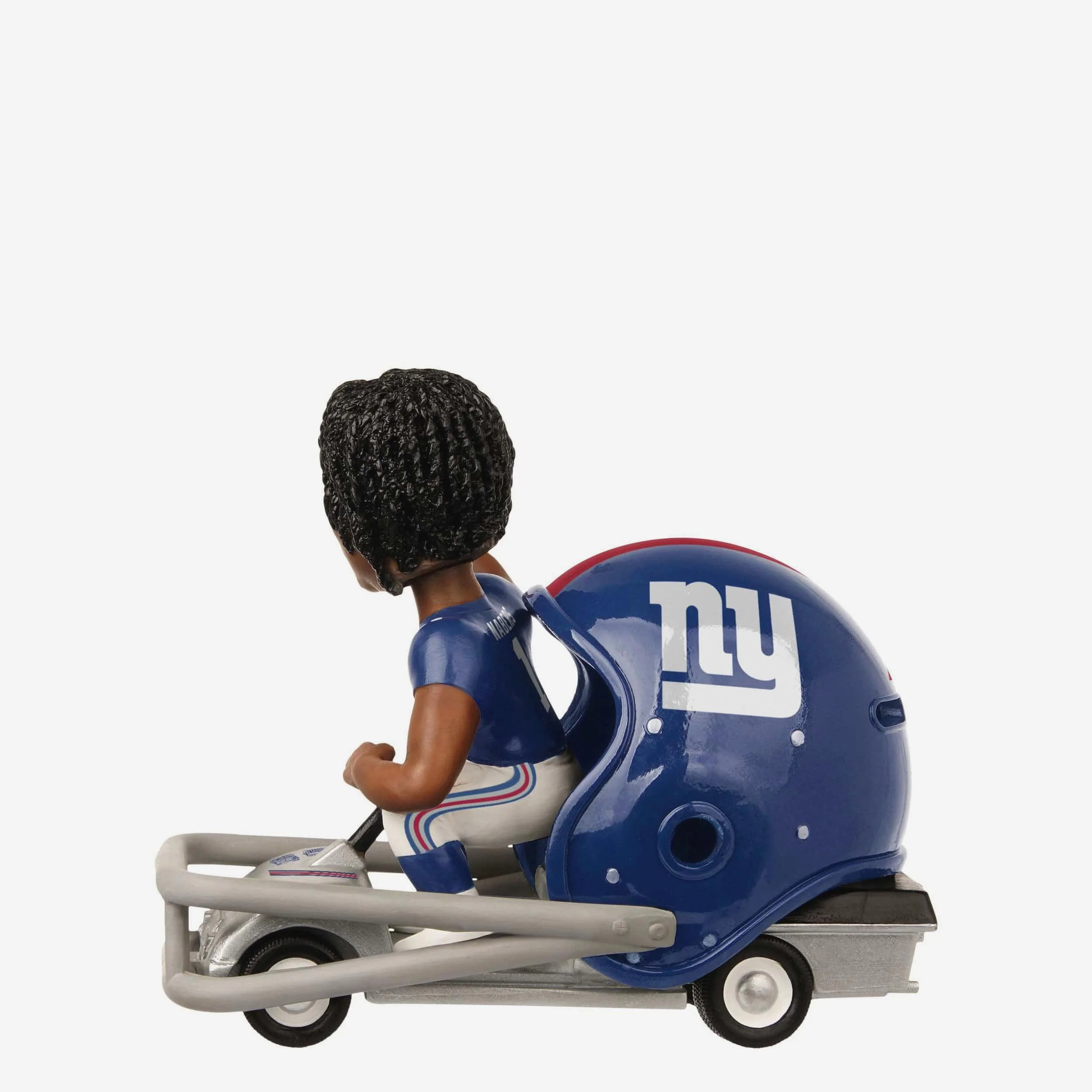 Malik Nabers New York Giants Helmet Cart Bobblehead - Image 5