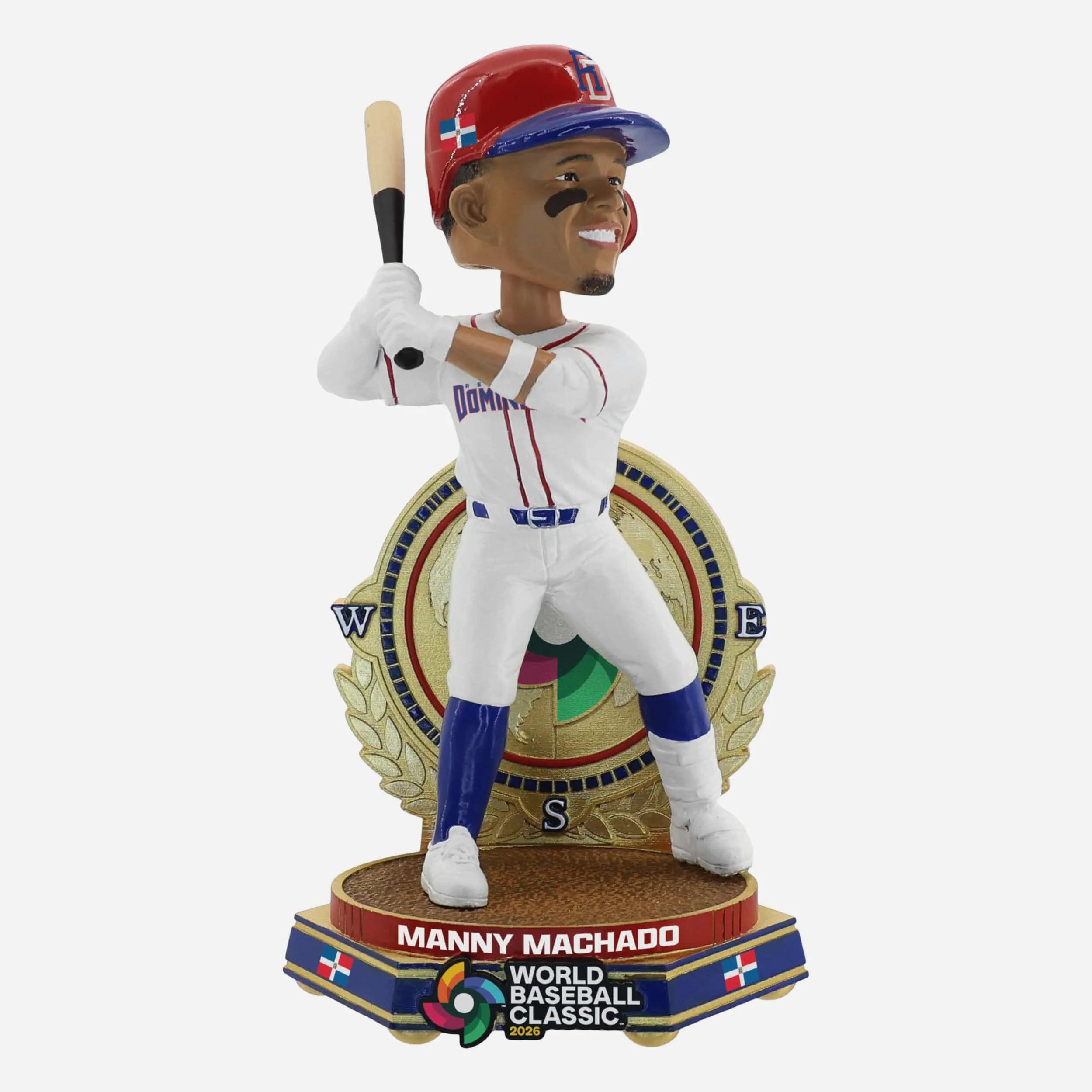 Manny Machado Dominican Republic 2026 World Baseball Classic Bobblehead