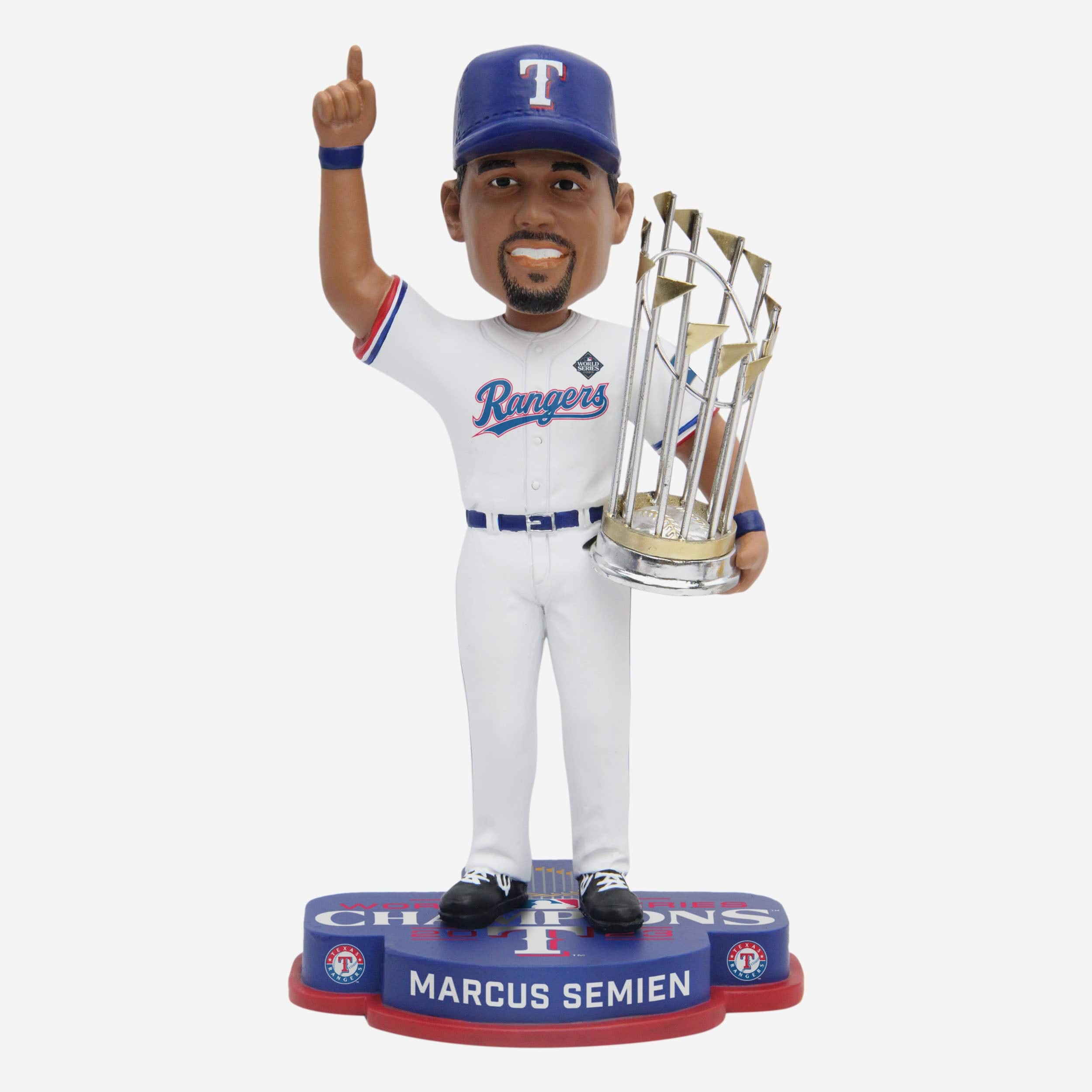Marcus Semien Texas Rangers 2023 World Series Champions Bobblehead