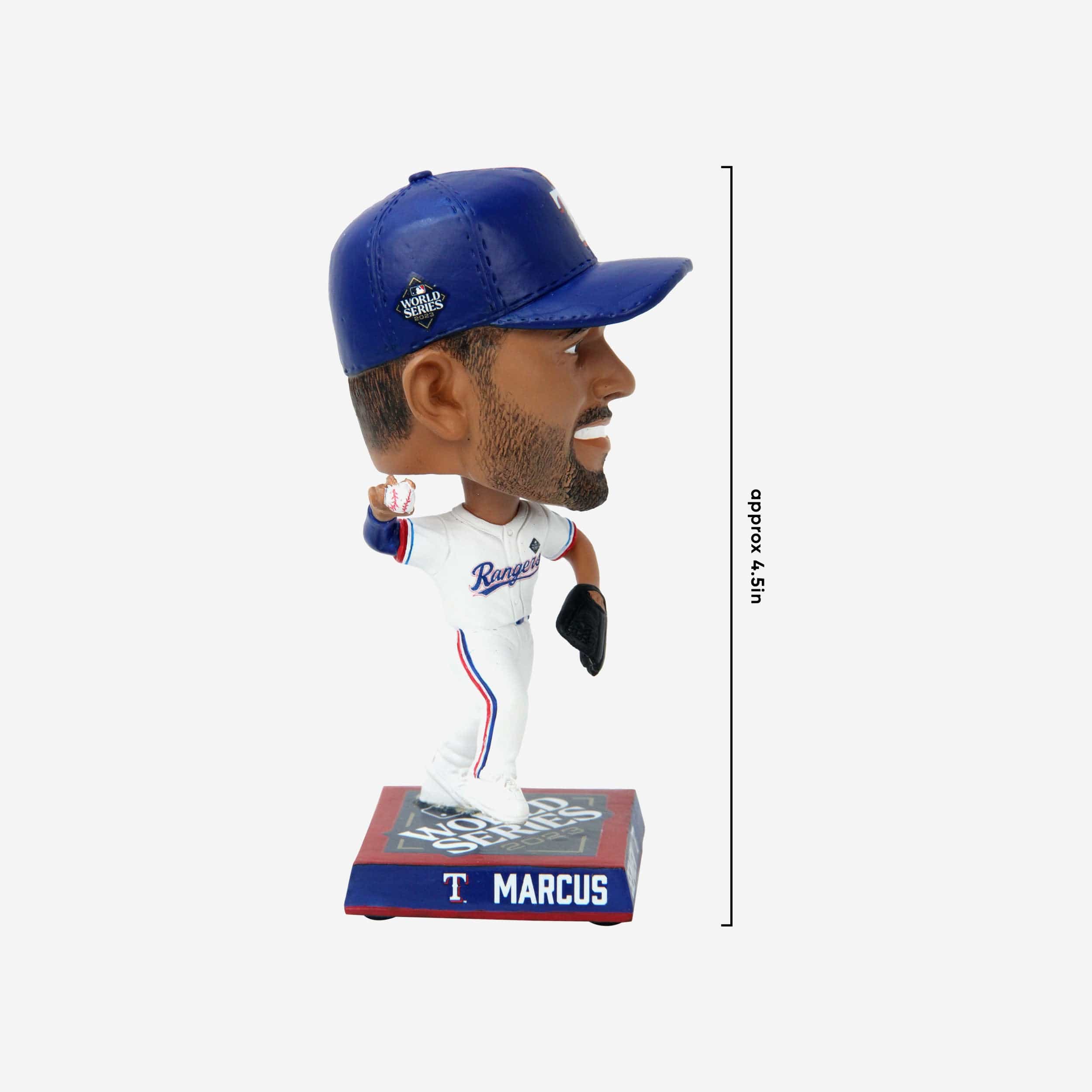 Marcus Semien Texas Rangers World Series Mini Bighead Bobblehead - Image 4