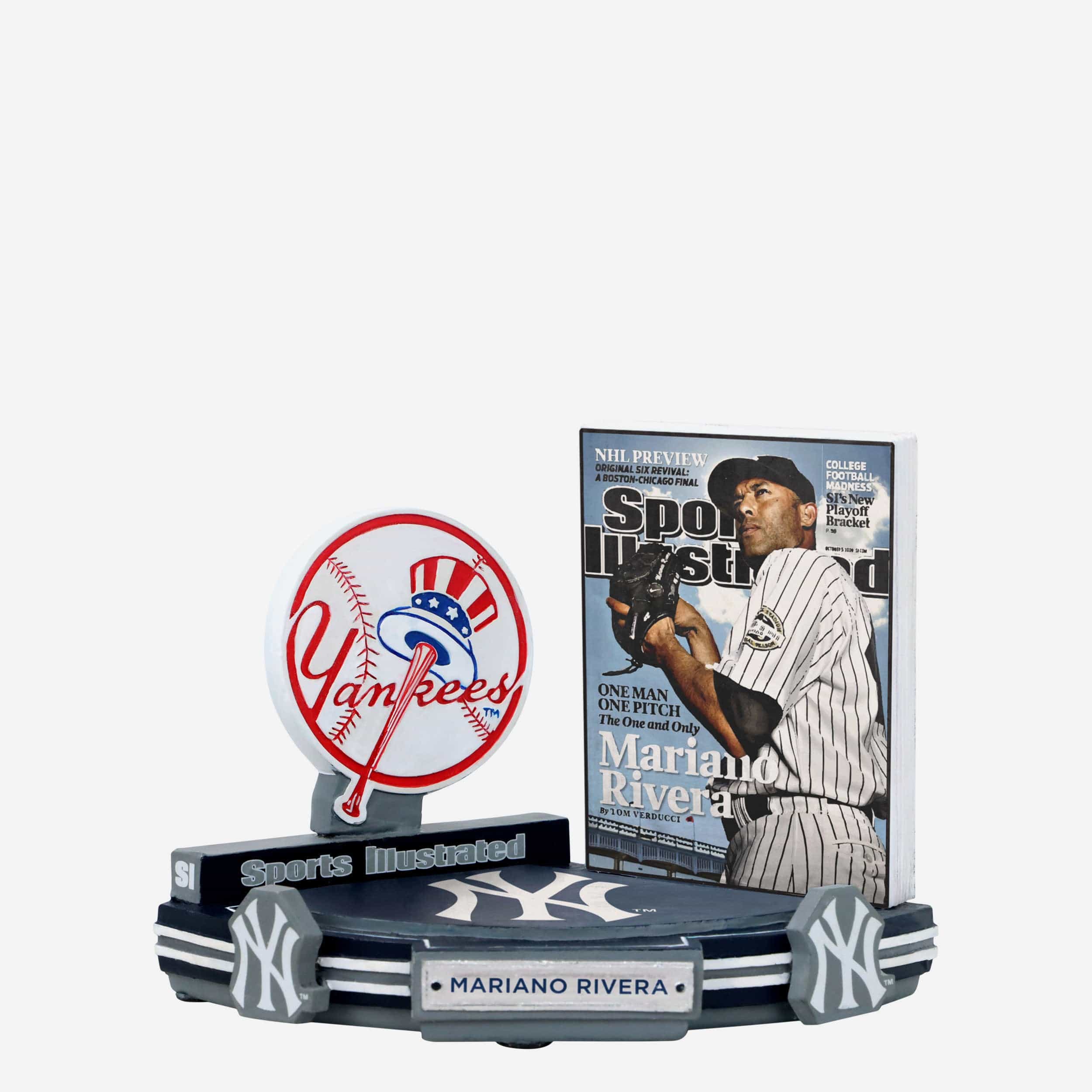 Mariano Rivera New York Yankees One Man One Pitch Sports Illustrated Cover Bobblehead - Image 4
