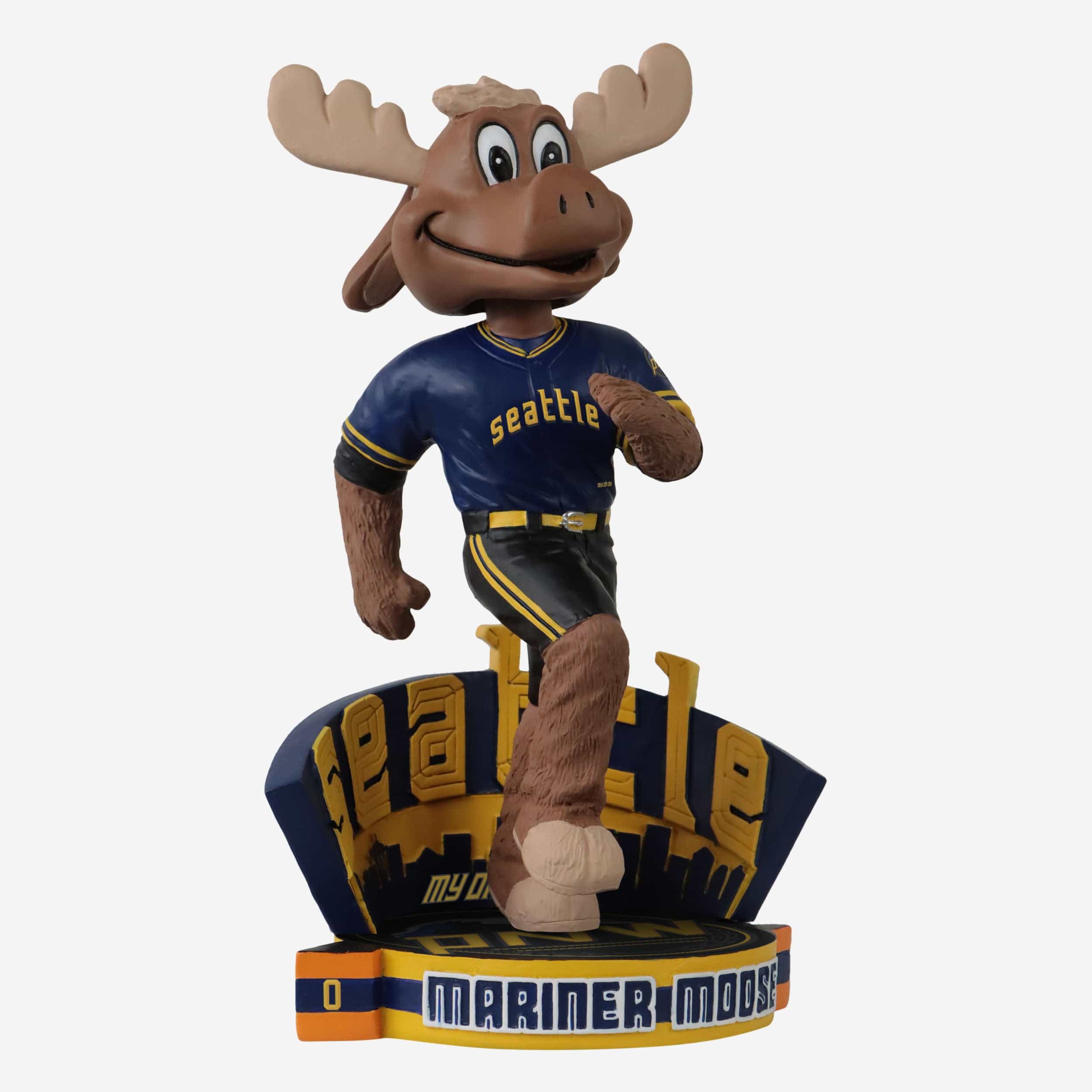 Mariner Moose Seattle Mariners 2023 City Connect Mascot Bobblehead - Image 4