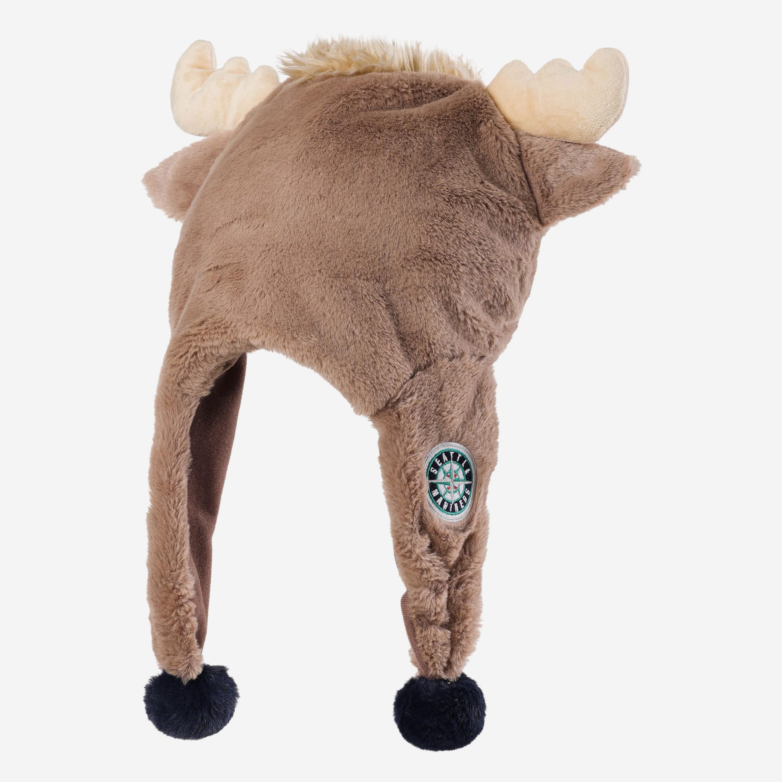 Mariner Moose Seattle Mariners Mascot Plush Hat - Image 2