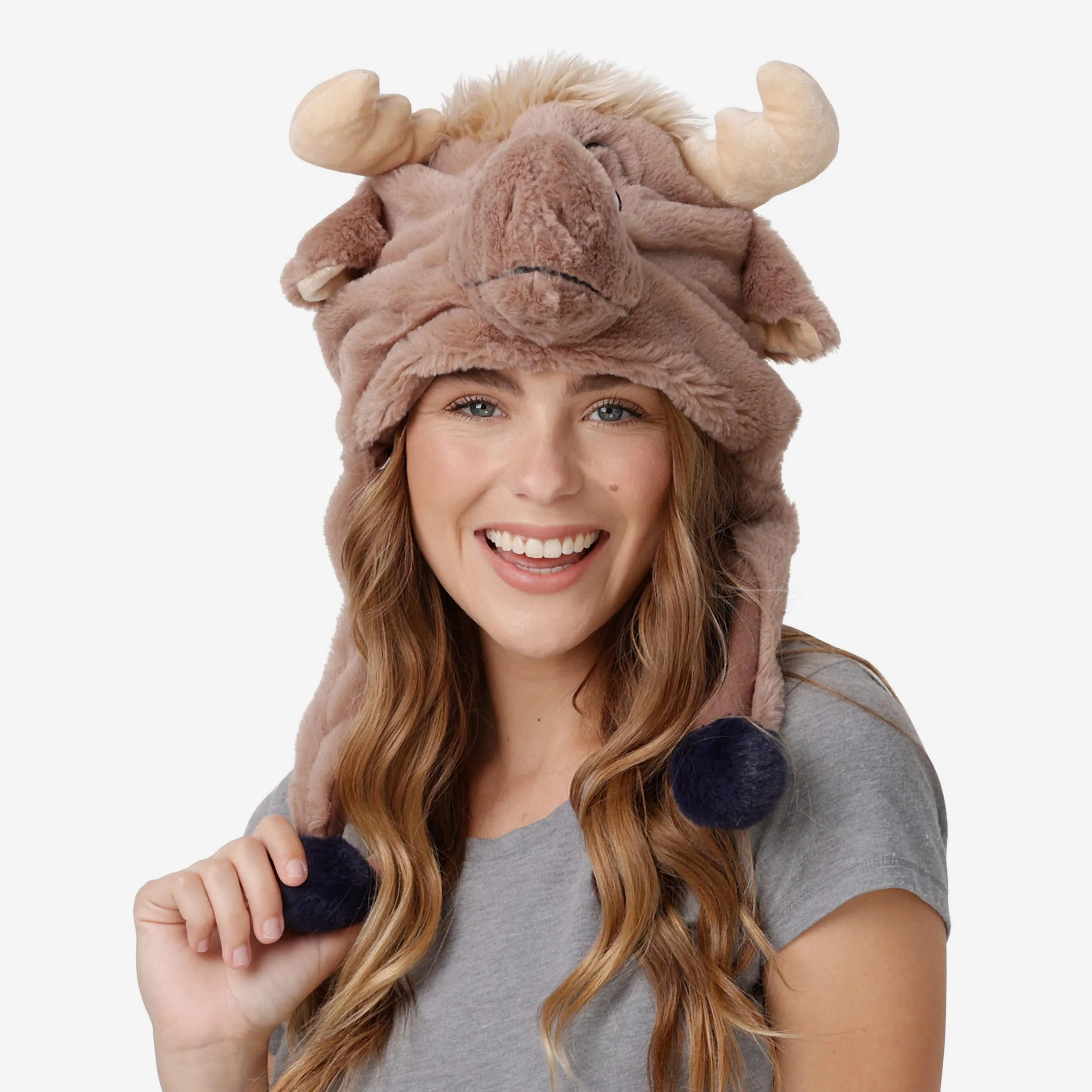 Mariner Moose Seattle Mariners Mascot Plush Hat - Image 3