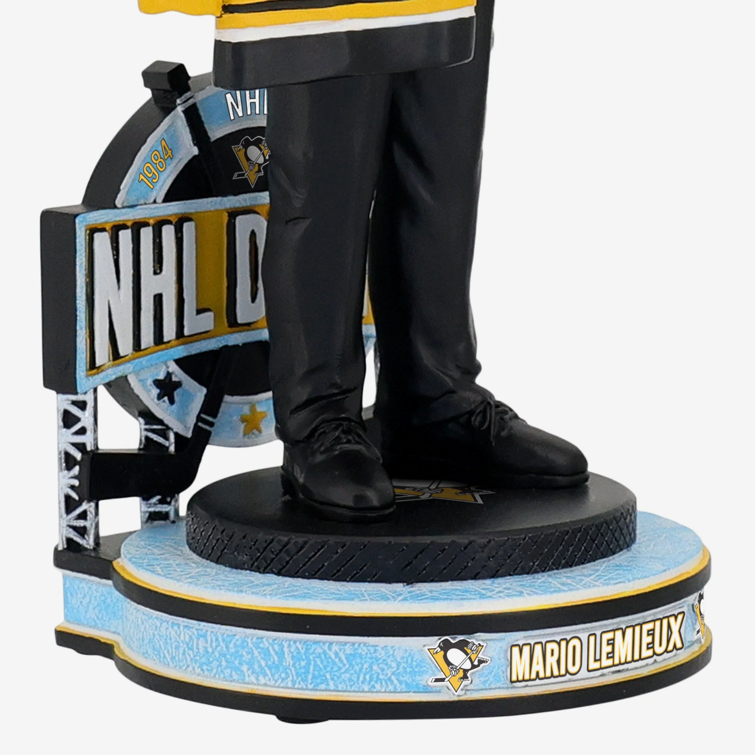 Mario Lemieux Pittsburgh Penguins 1984 Draft Pick Bobblehead - Image 3