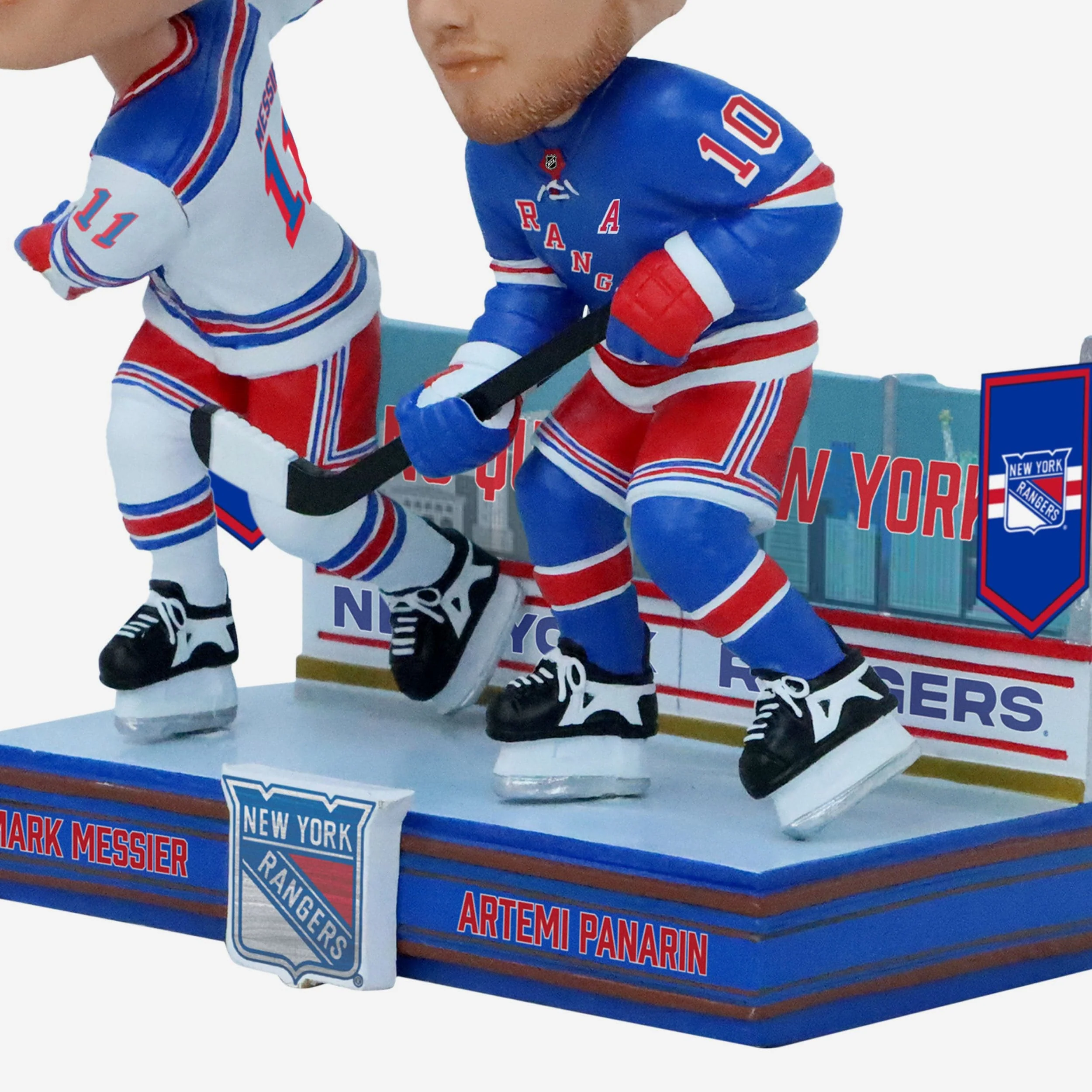 Mark Messier & Artemi Panarin New York Rangers Then and Now Bobblehead - Image 4