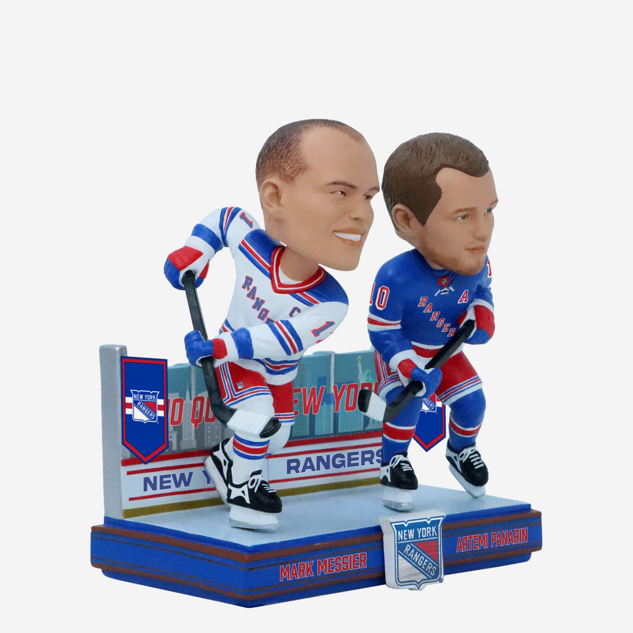 Mark Messier & Artemi Panarin New York Rangers Then and Now Bobblehead - Image 5