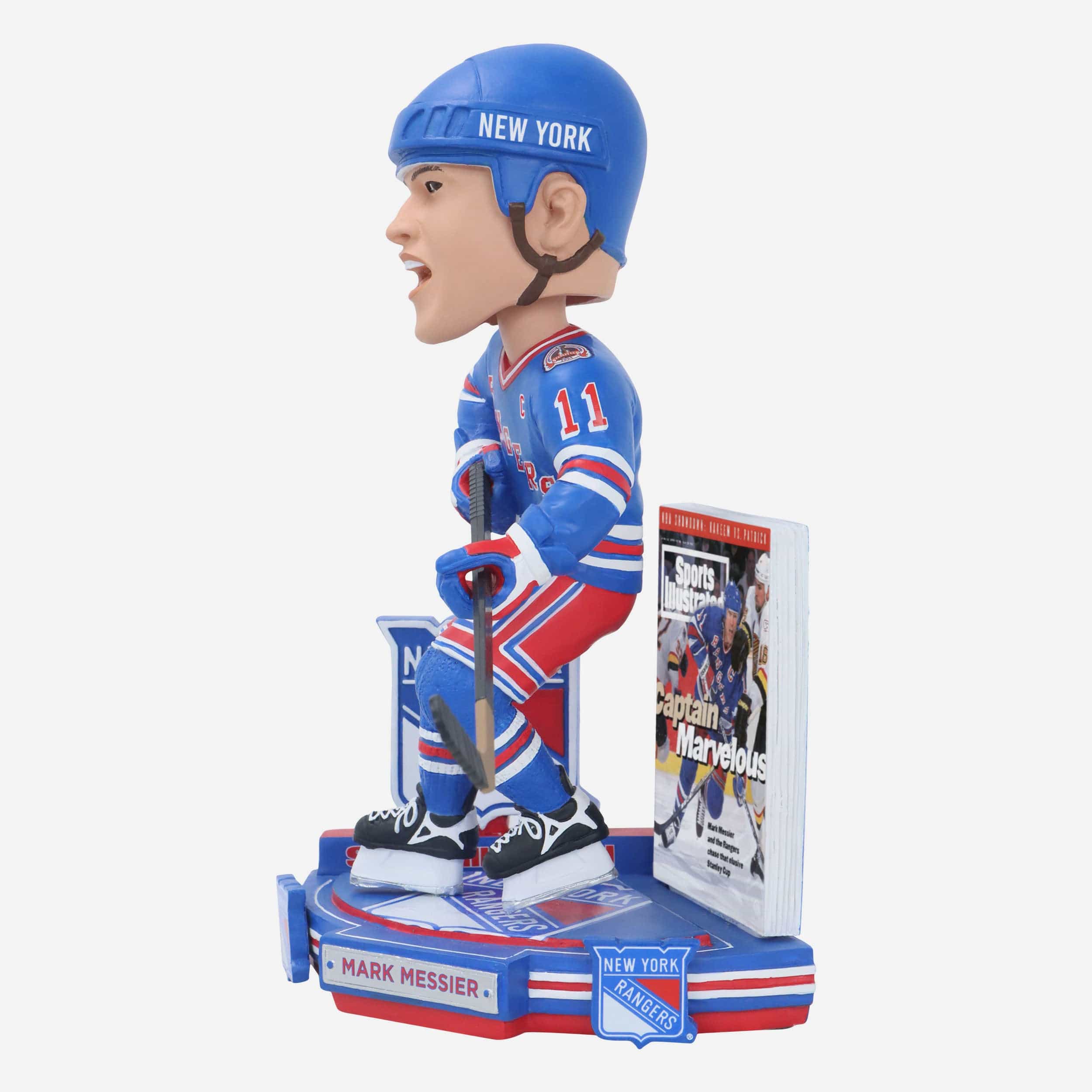 Mark Messier New York Rangers Captain Marvelous Sports Illustrated Cover Bobblehead - Image 5