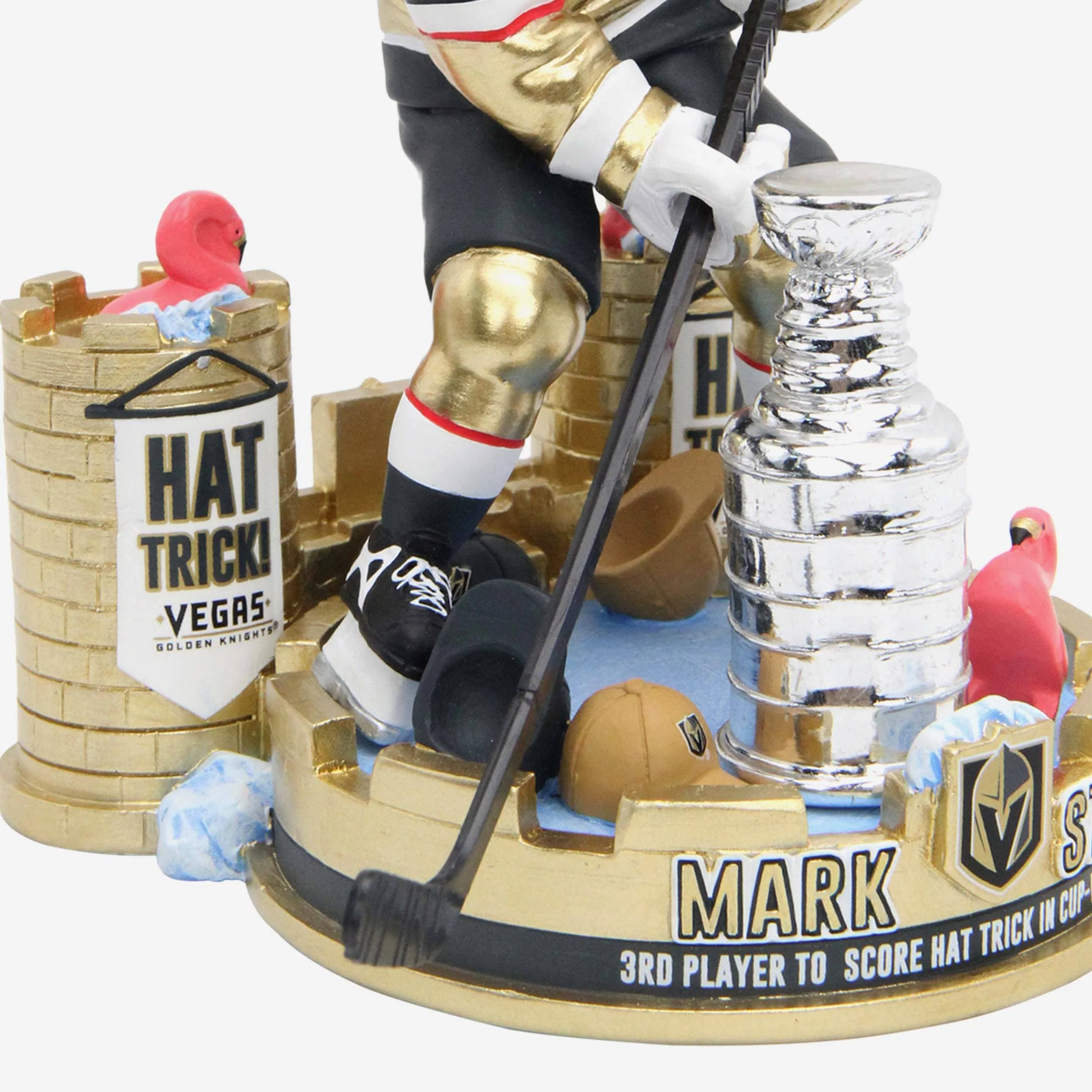 Mark Stone Vegas Golden Knights 2023 Stanley Cup Champions Hat Trick Bobblehead - Image 3
