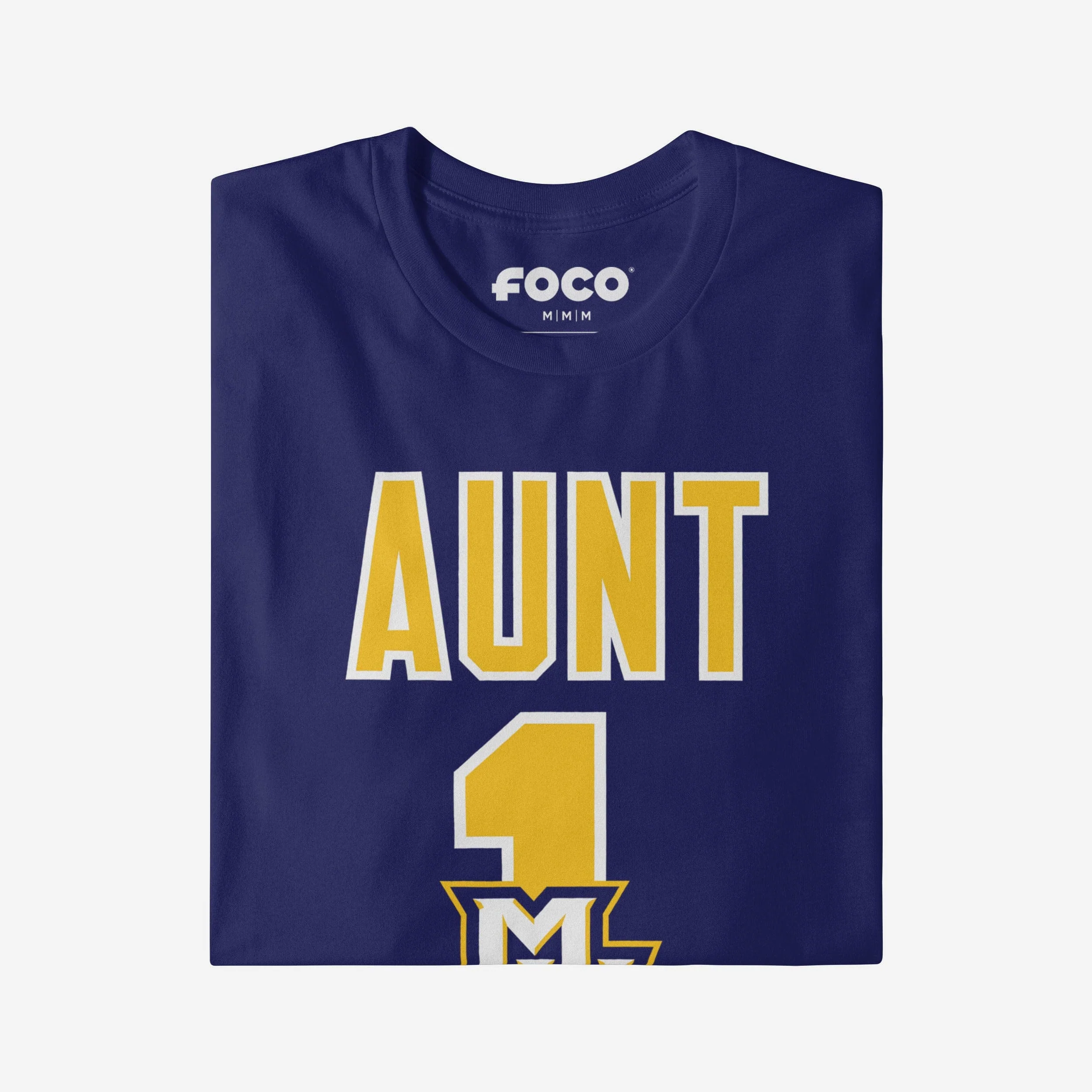 Marquette Golden Eagles Number 1 Aunt T-Shirt - Image 3