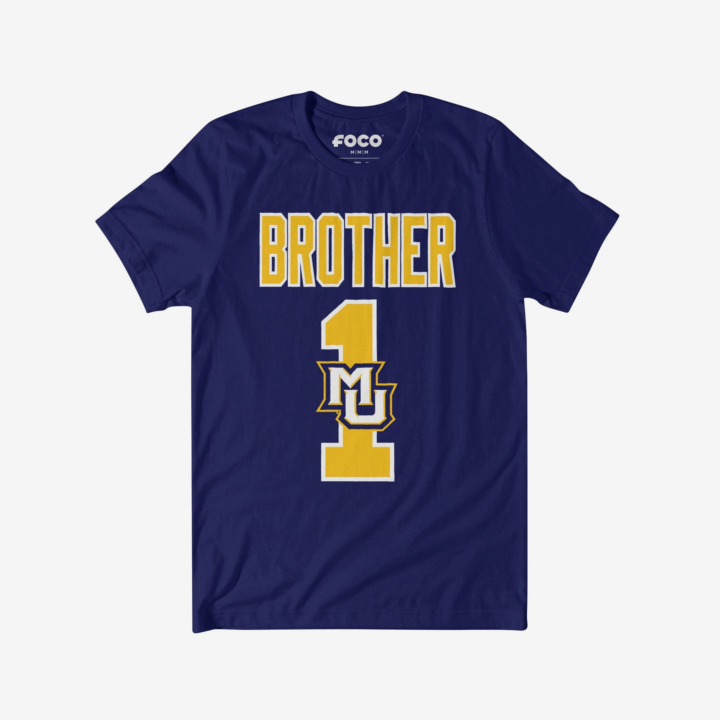 Marquette Golden Eagles Number 1 Bro T-Shirt