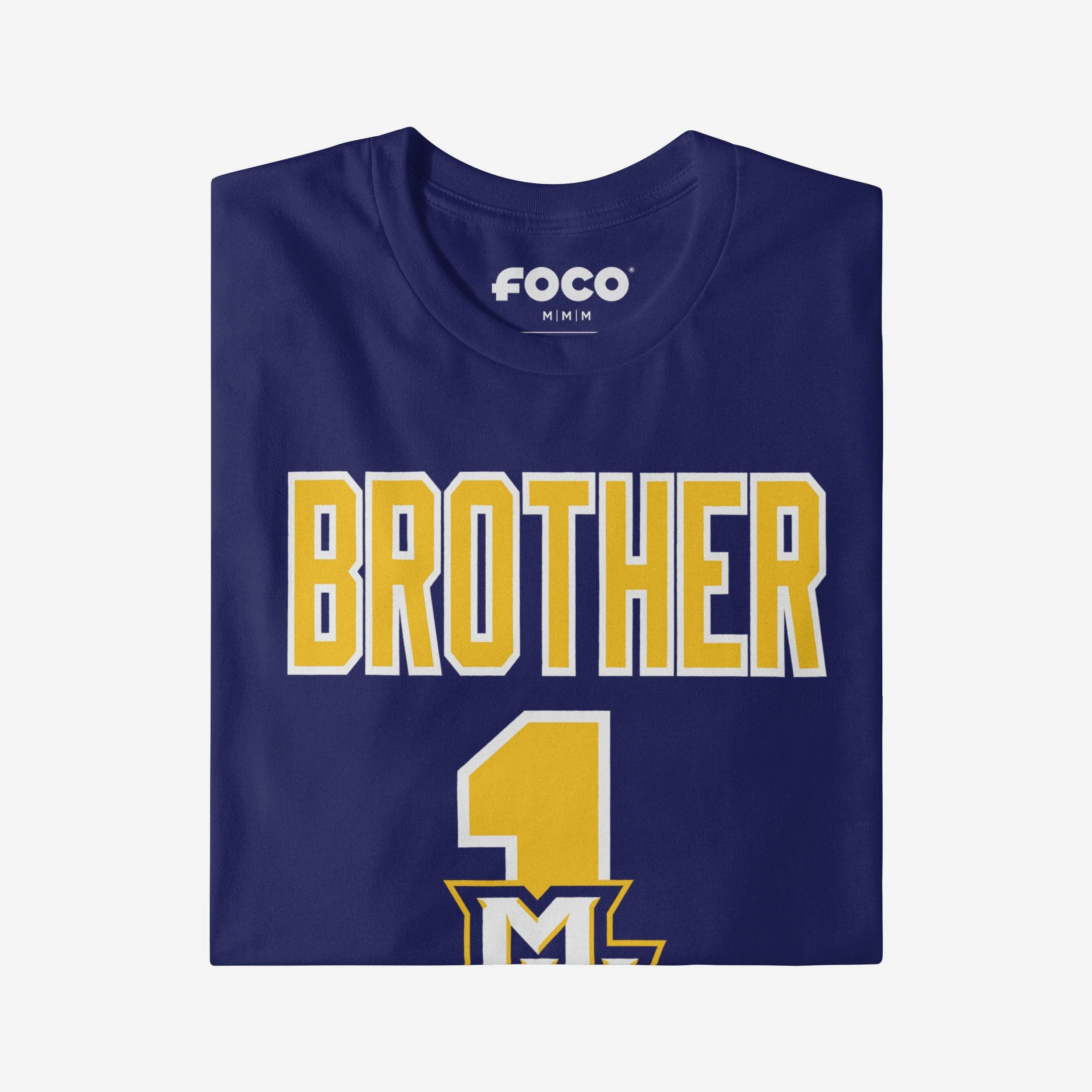 Marquette Golden Eagles Number 1 Bro T-Shirt - Image 3