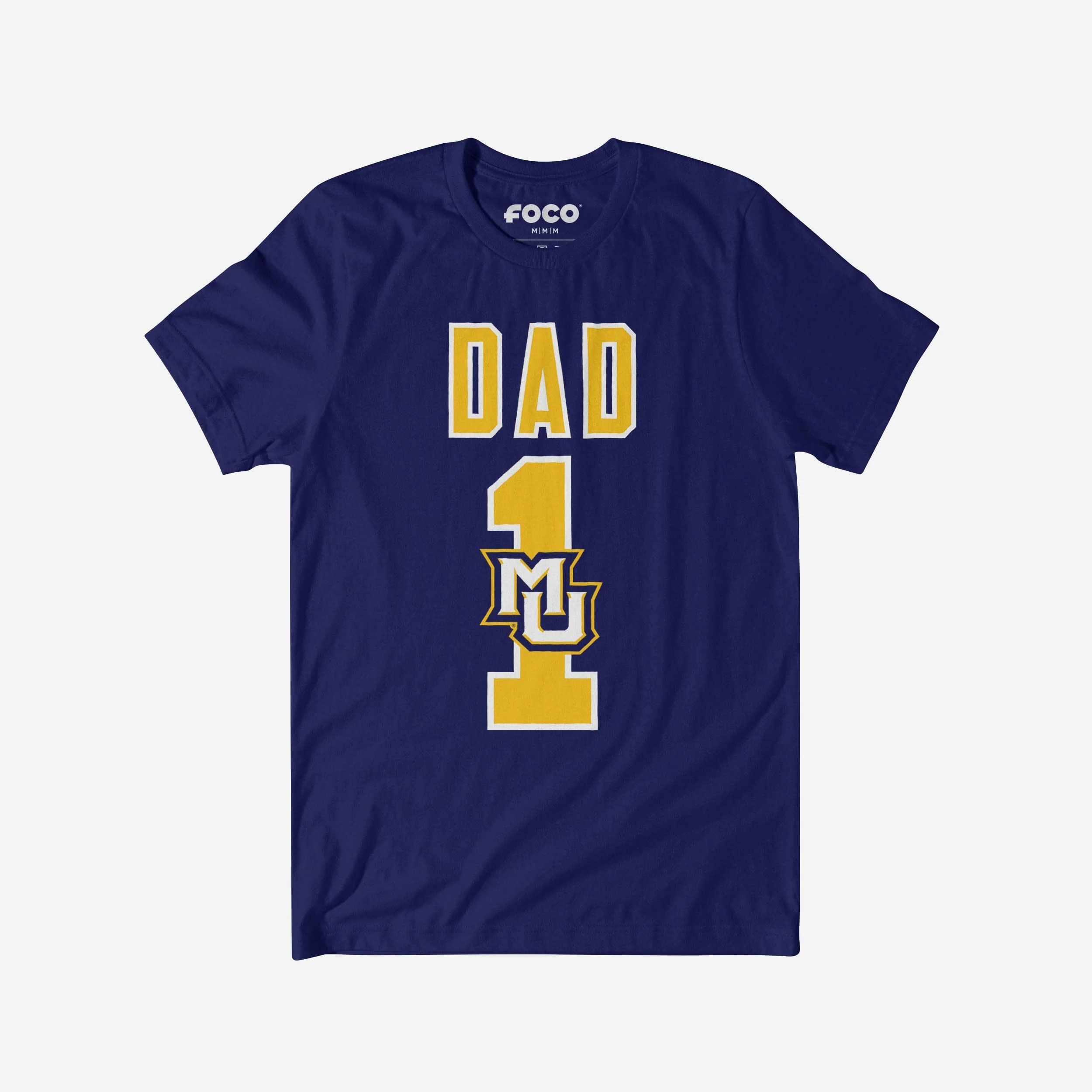 Marquette Golden Eagles Number 1 Dad T-Shirt
