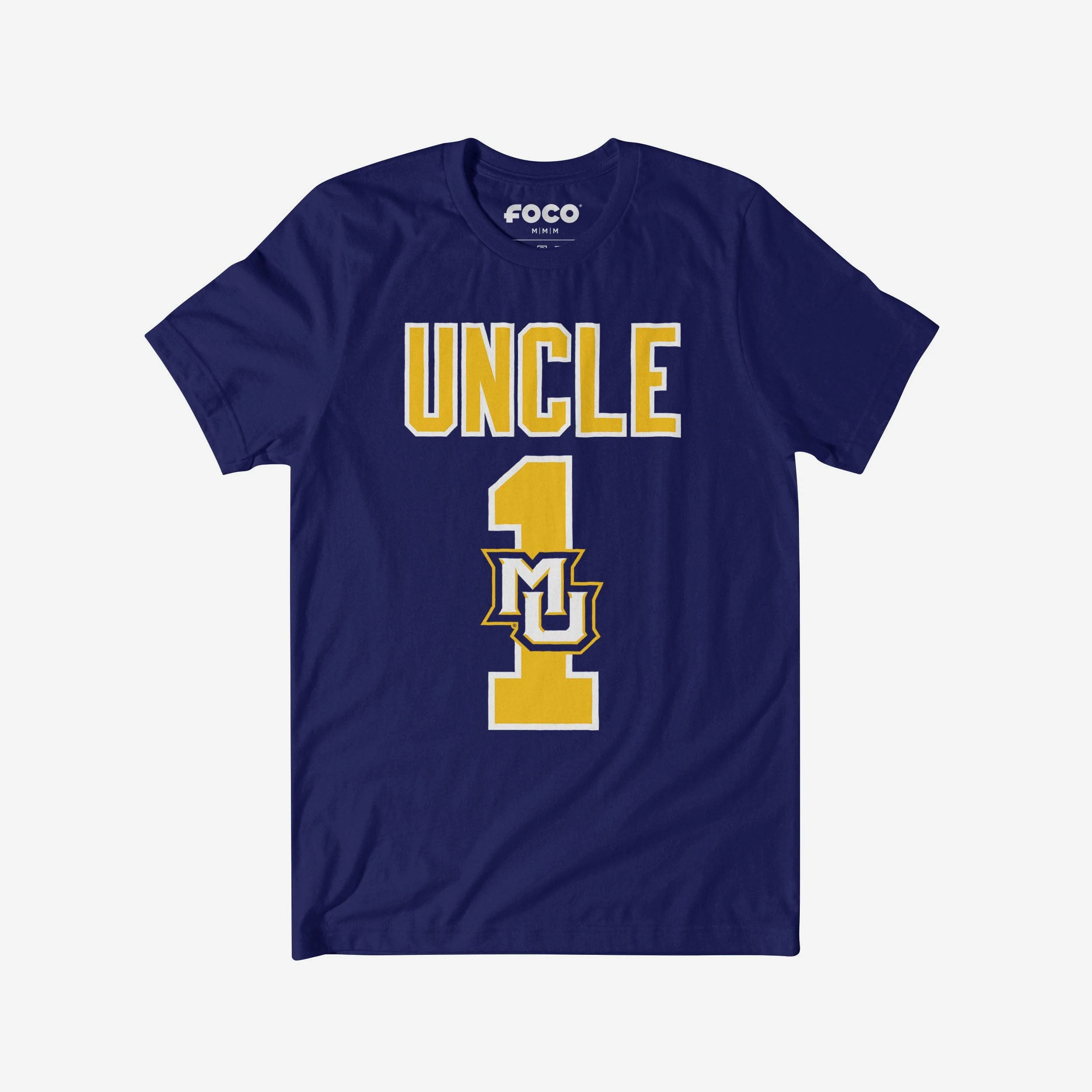 Marquette Golden Eagles Number 1 Uncle T-Shirt