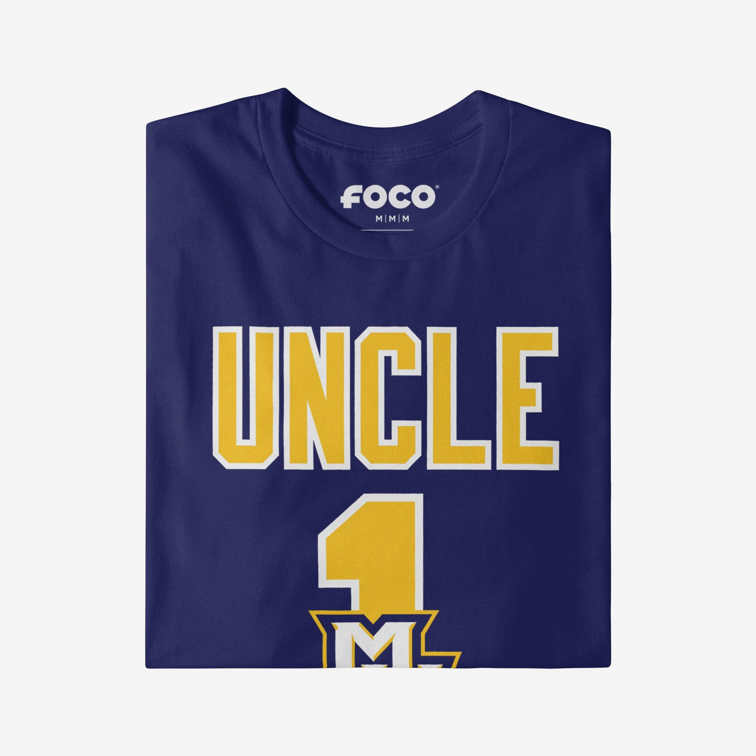 Marquette Golden Eagles Number 1 Uncle T-Shirt - Image 3