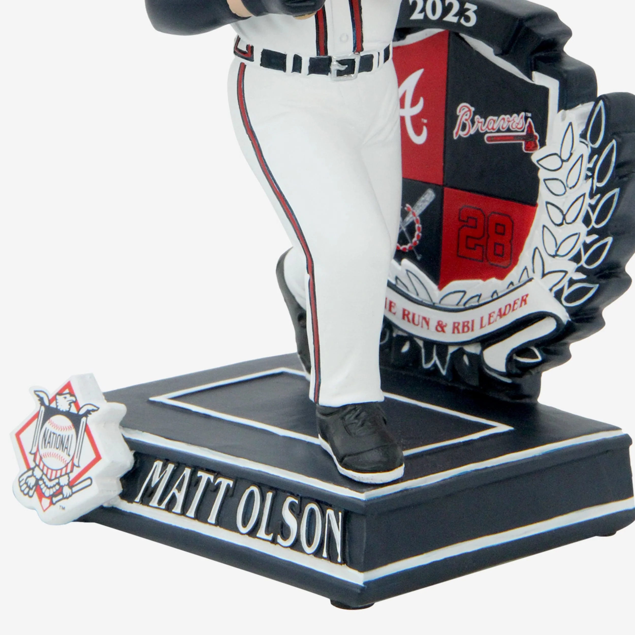 Matt Olson Atlanta Braves 2023 National League Home Run & RBI Leader Bobblehead - Image 3