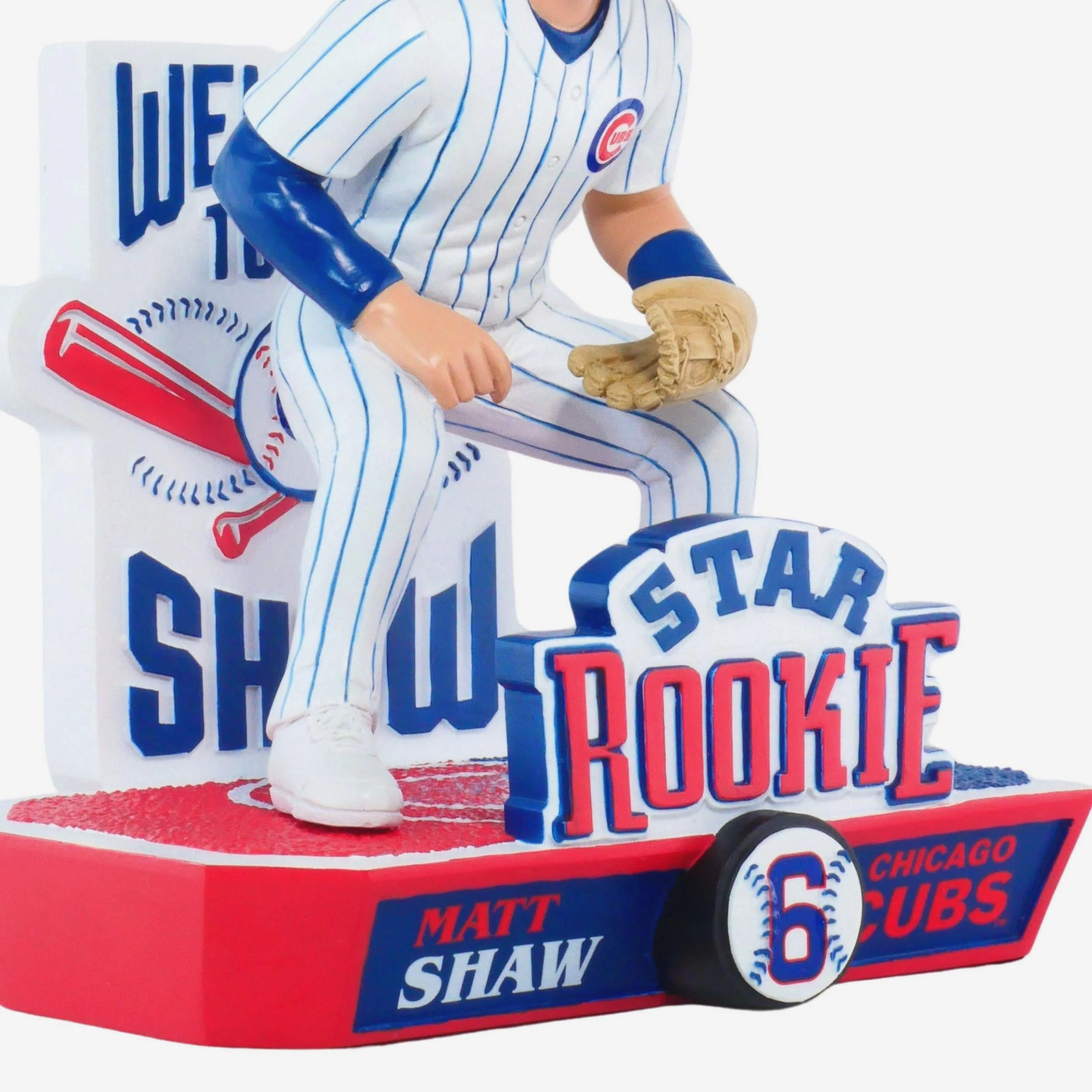Matt Shaw Chicago Cubs Star Rookie Bobblehead - Image 3