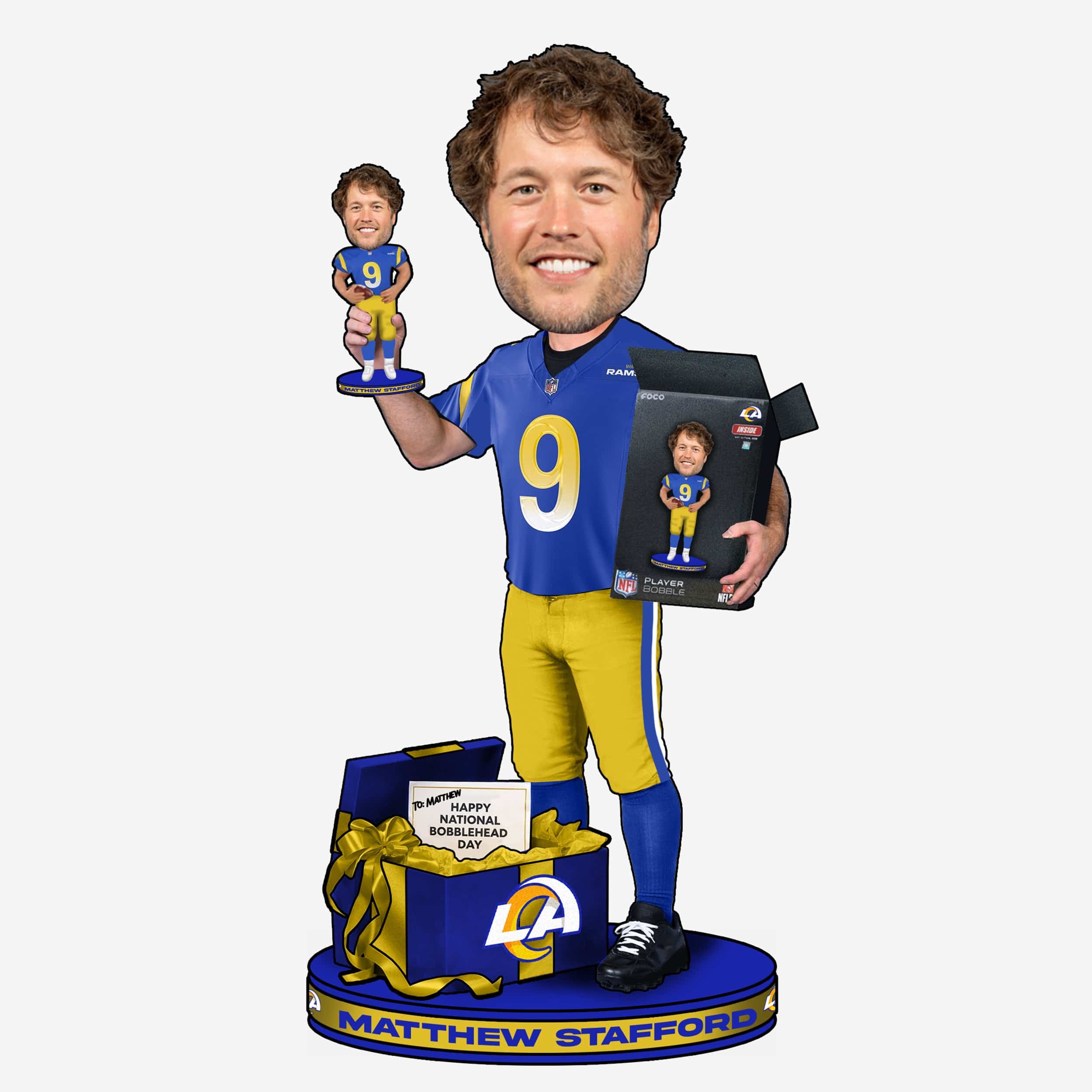 Matthew Stafford Los Angeles Rams National Bobblehead Day Bobblehead