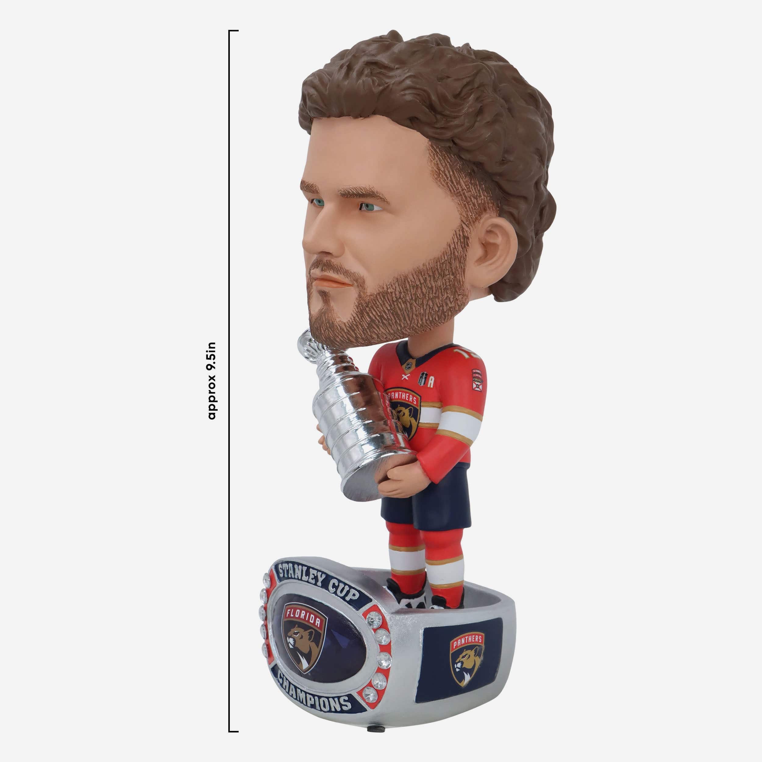 Matthew Tkachuk Florida Panthers 2024 Stanley Cup Champions Ring Base Bighead Bobblehead - Image 4
