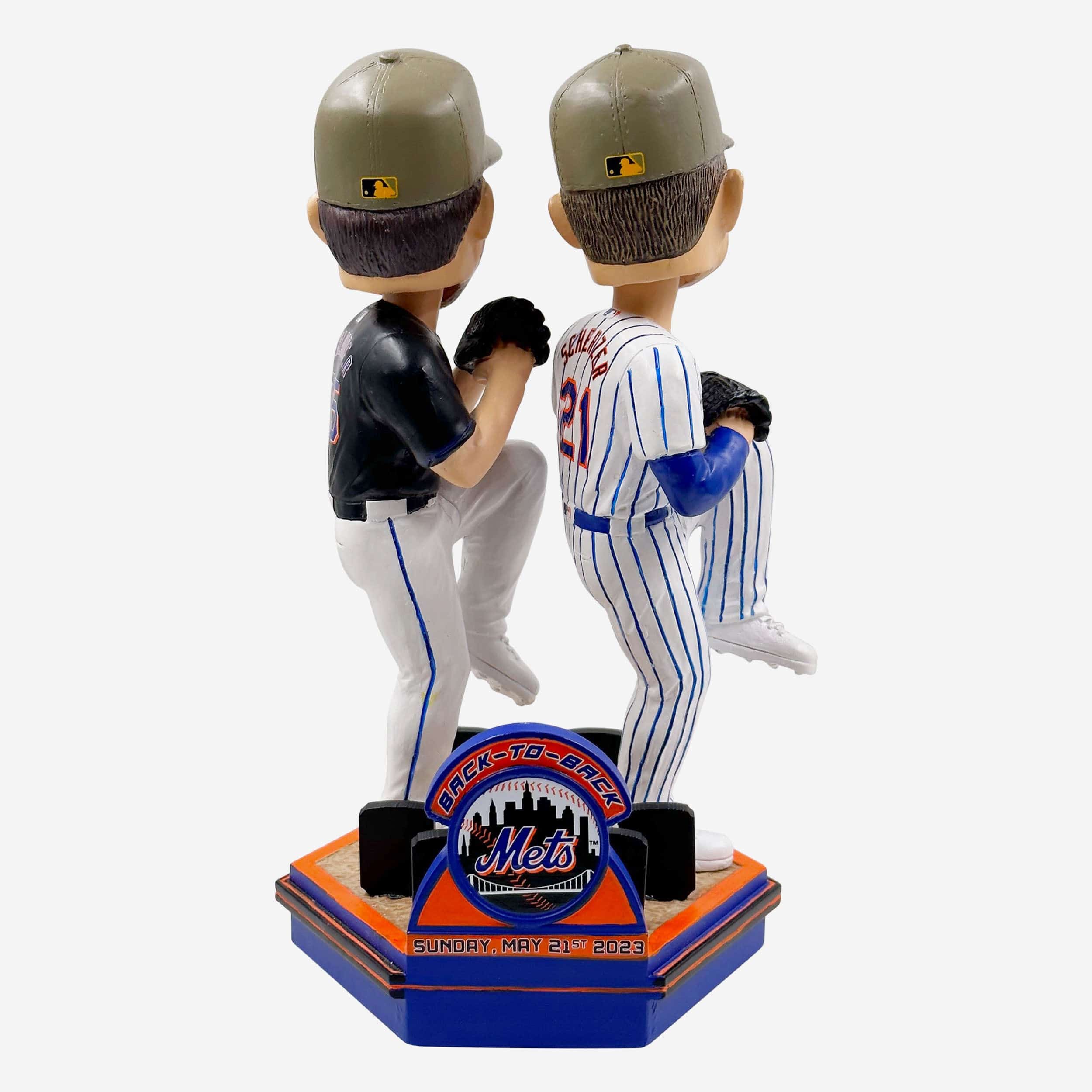 Max Scherzer & Justin Verlander New York Mets 3x Cy Coung Award Doubleheader Dual Bobblehead - Image 6