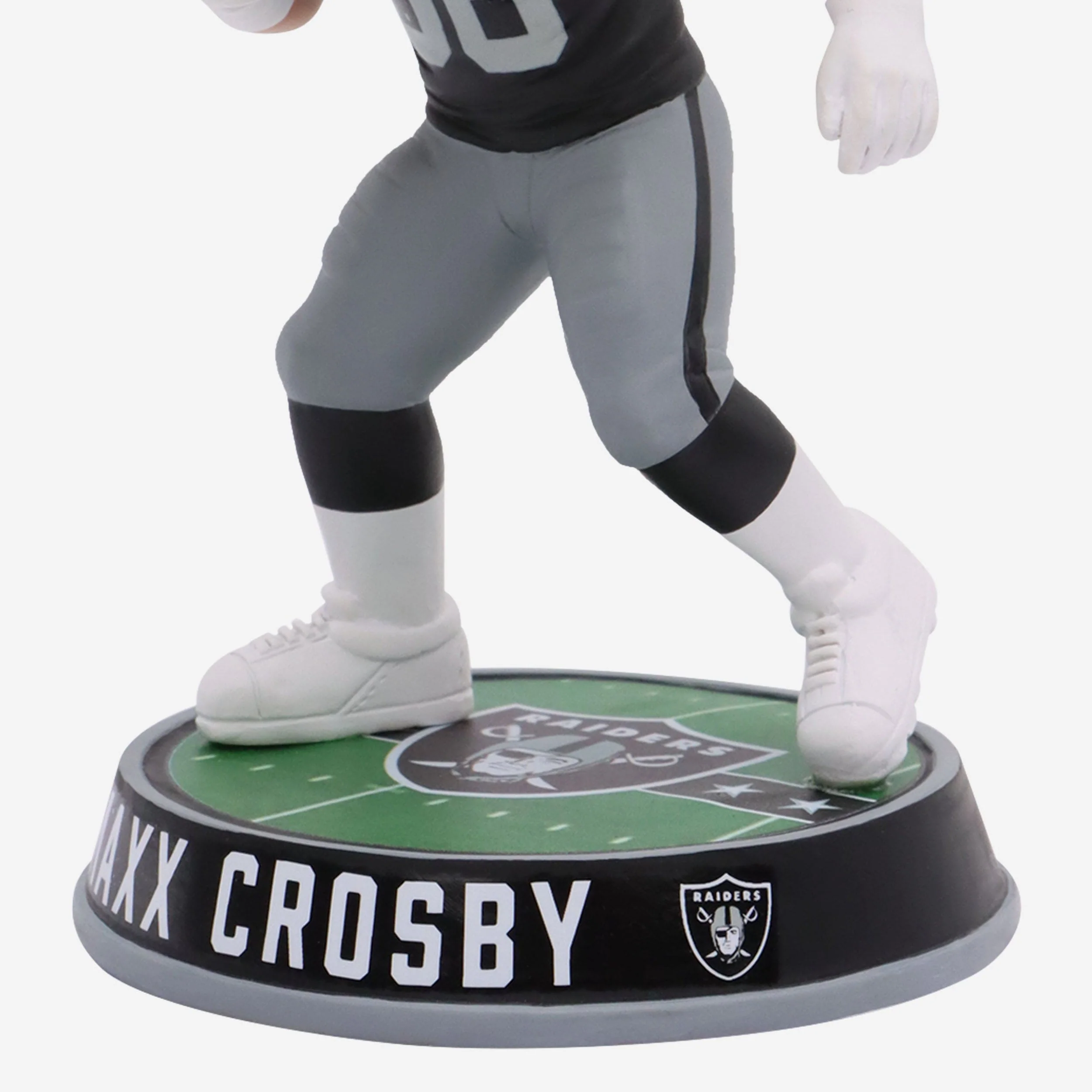Maxx Crosby Las Vegas Raiders Field Stripe Bighead Bobblehead - Image 3