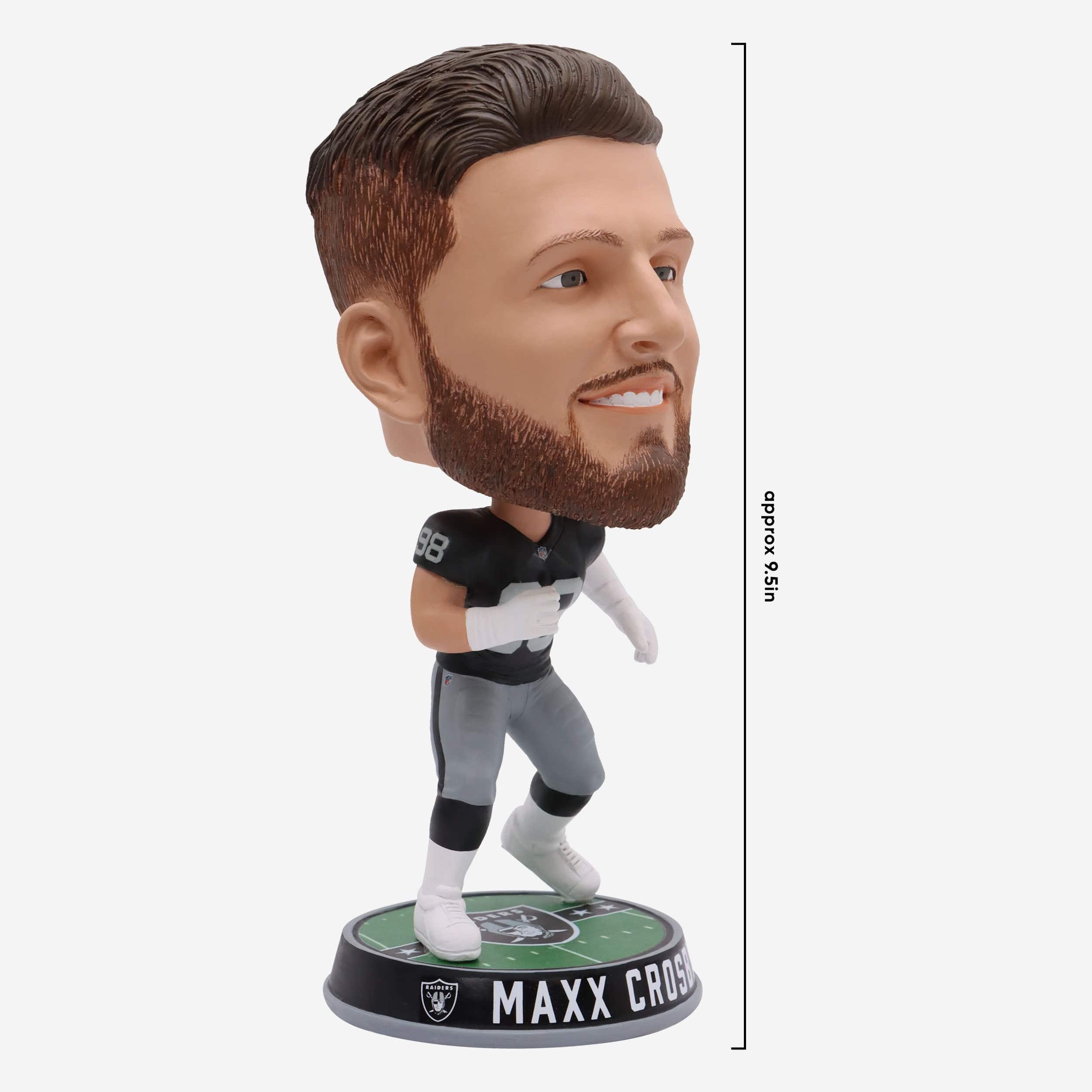 Maxx Crosby Las Vegas Raiders Field Stripe Bighead Bobblehead - Image 4