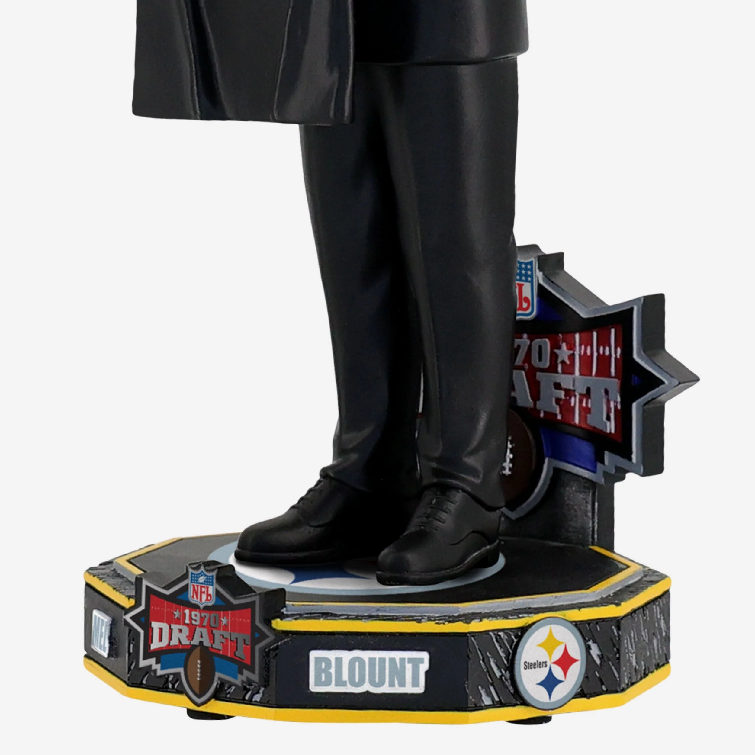 Mel Blount Pittsburgh Steelers 1970 NFL Draft Pick Bobblehead - Image 3