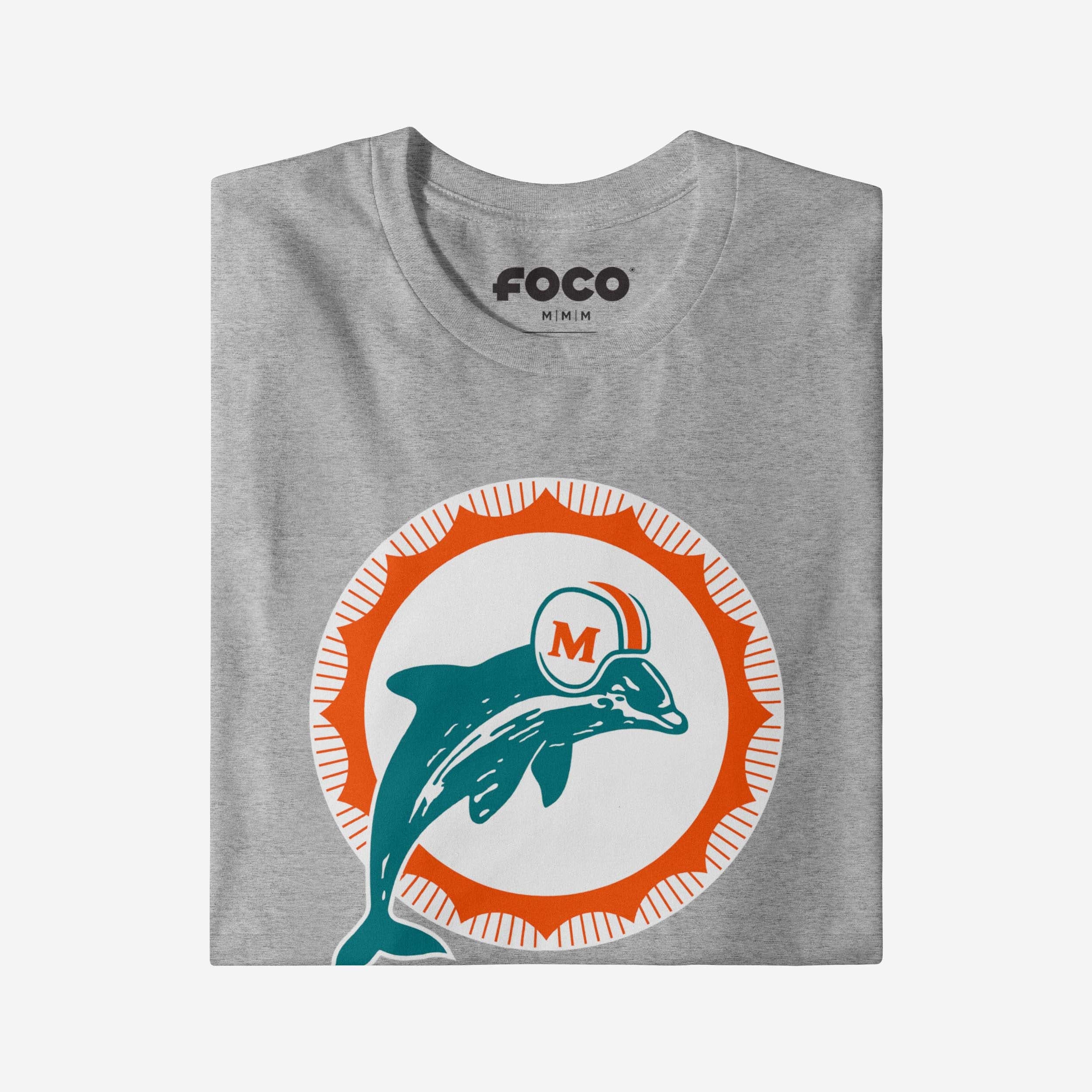 Miami Dolphins 1966 Retro Logo T-Shirt - Image 11