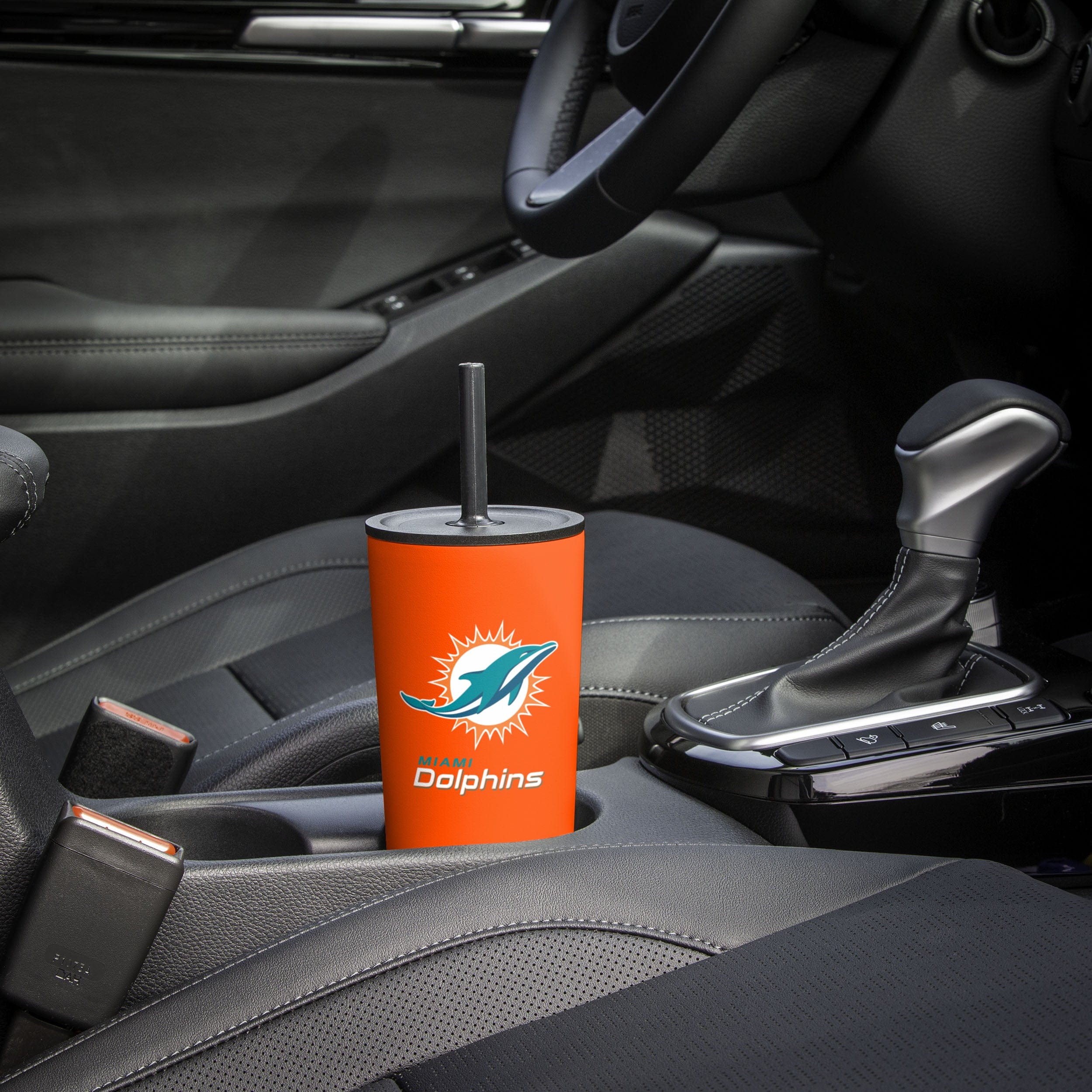 Miami Dolphins 22 oz Travel Tumbler - Image 4