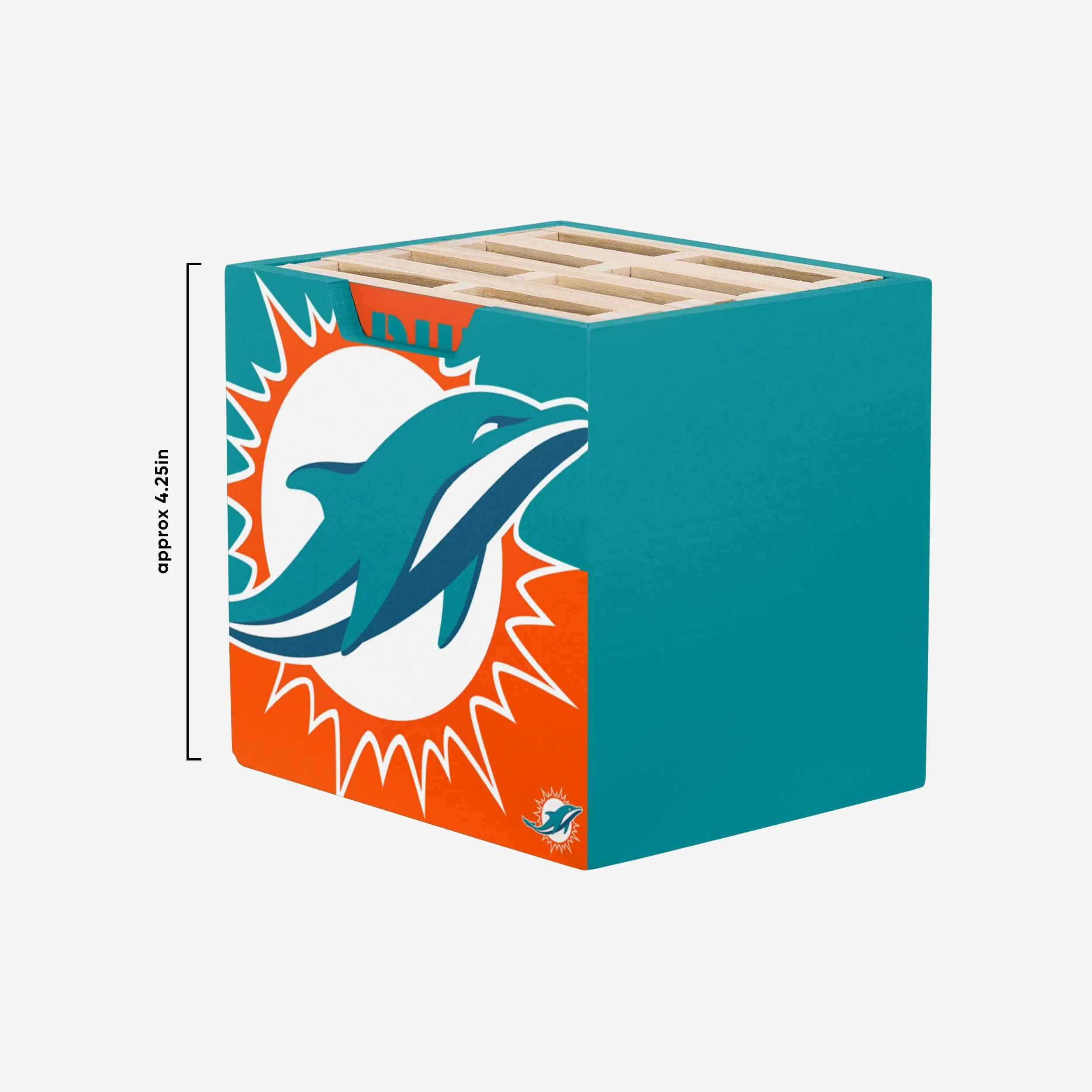 Miami Dolphins 4 Pack Pallet Coaster Set - Image 4