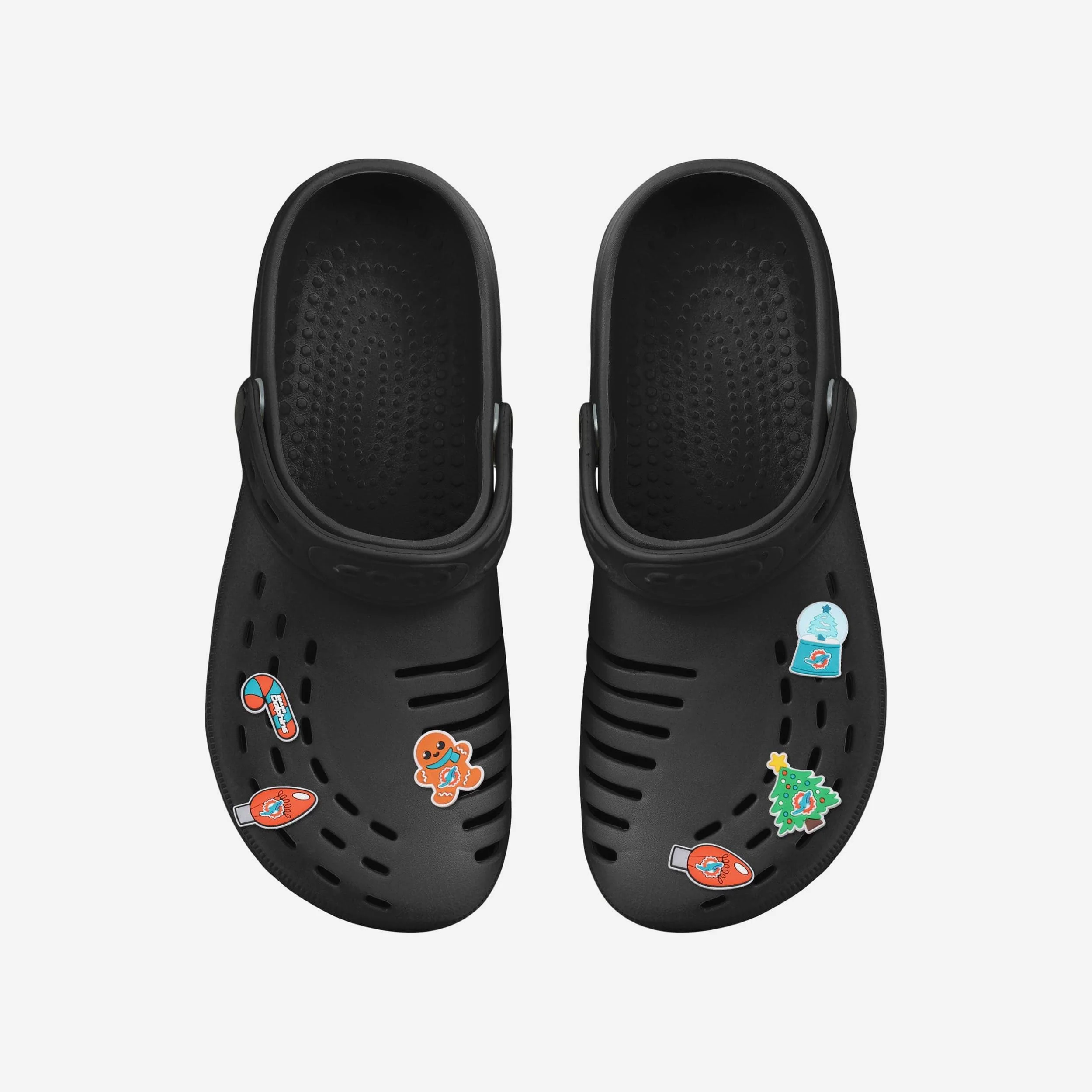Miami Dolphins 6 Pack Holiday Team Clog Charms - Image 4