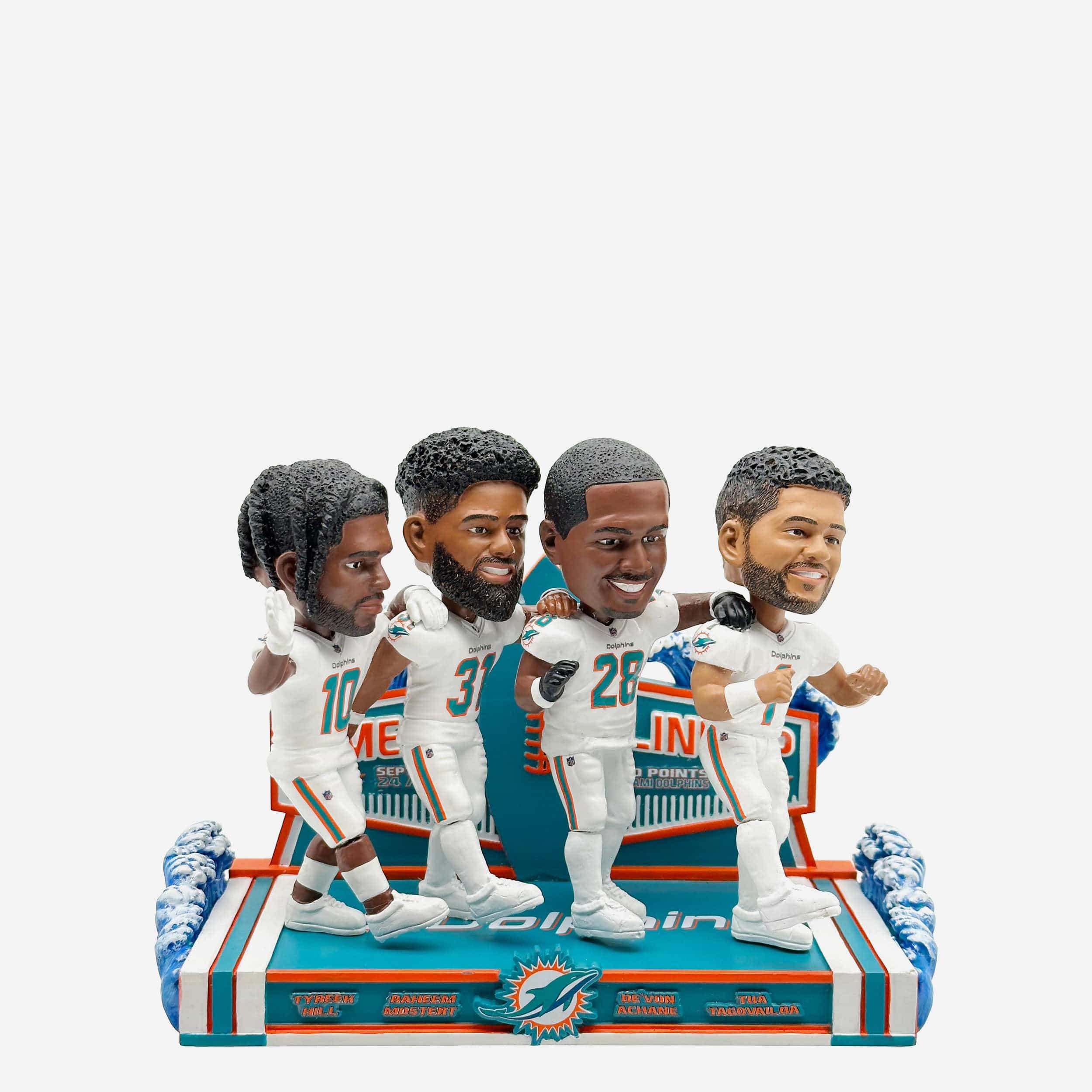 Miami Dolphins 70 Points Celebration Mini Bobblehead Scene
