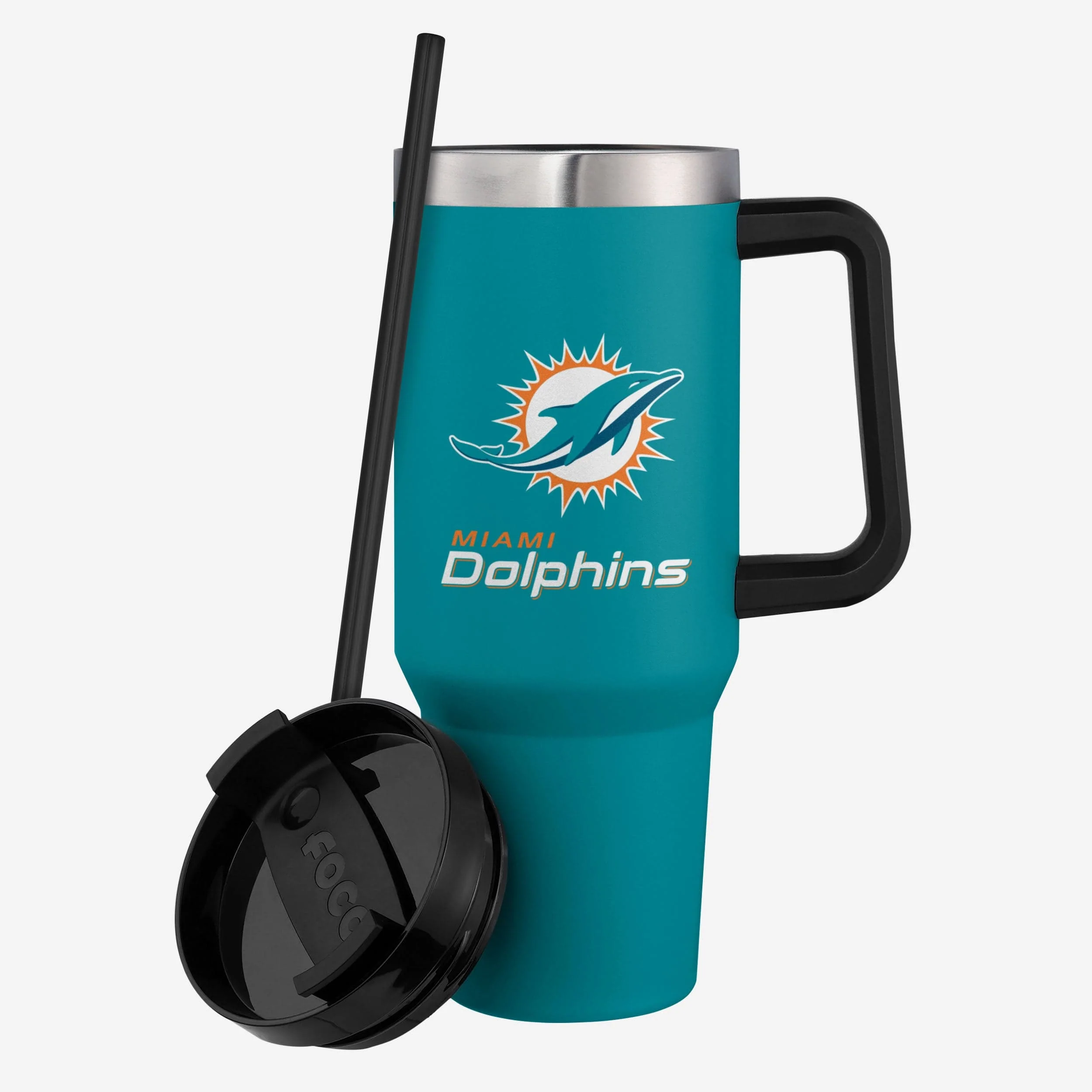 Miami Dolphins Aqua 40 oz XL Tumbler - Image 3